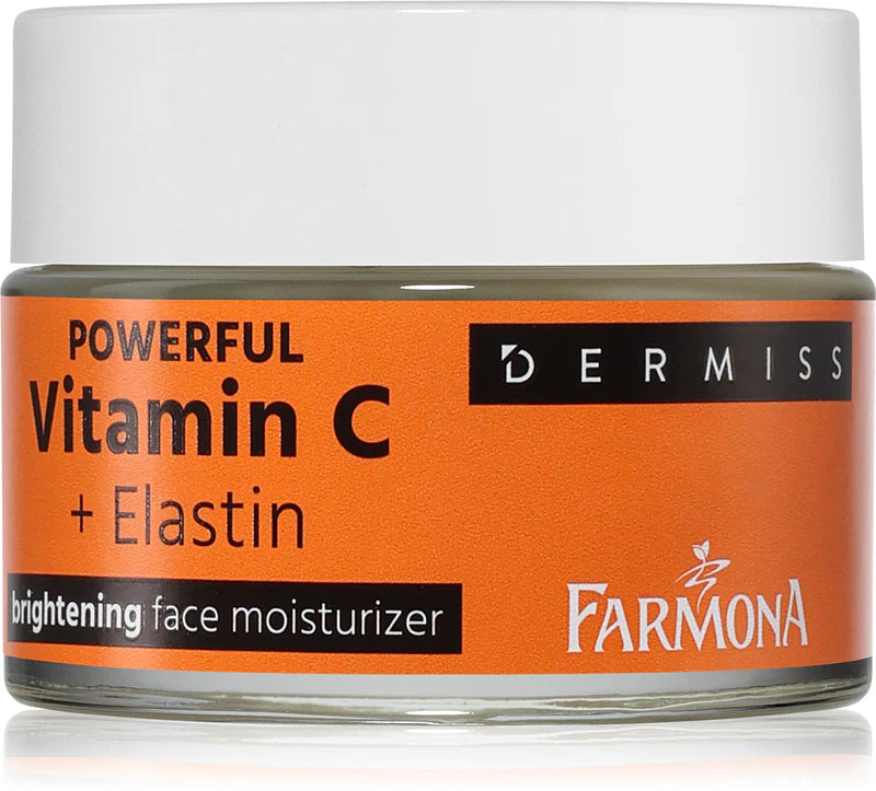 Farmona Dermiss Powerful Vitamin C + Elastin Sejas krēms mirdzumam un mitrināšanai 50ml