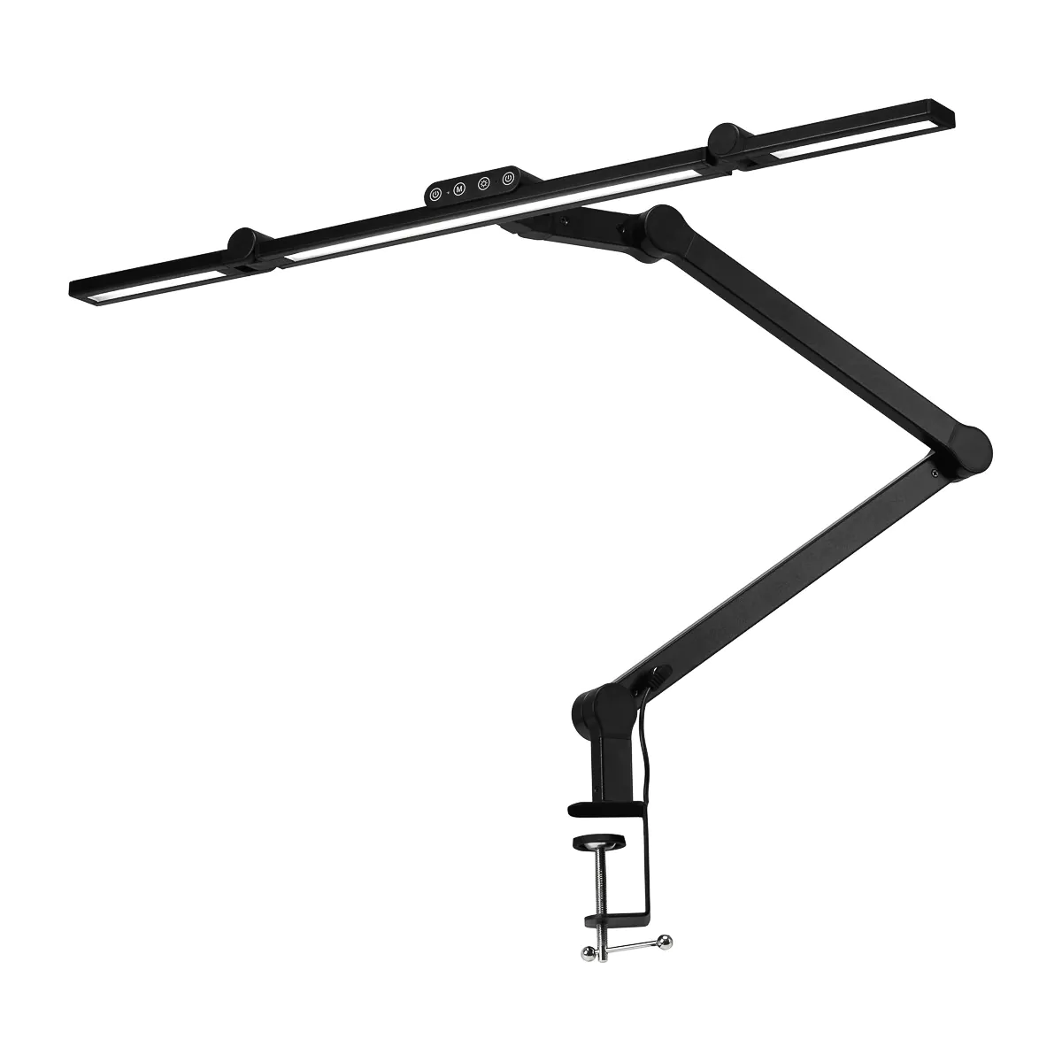 Galda LED lampa Glow L03, Melna