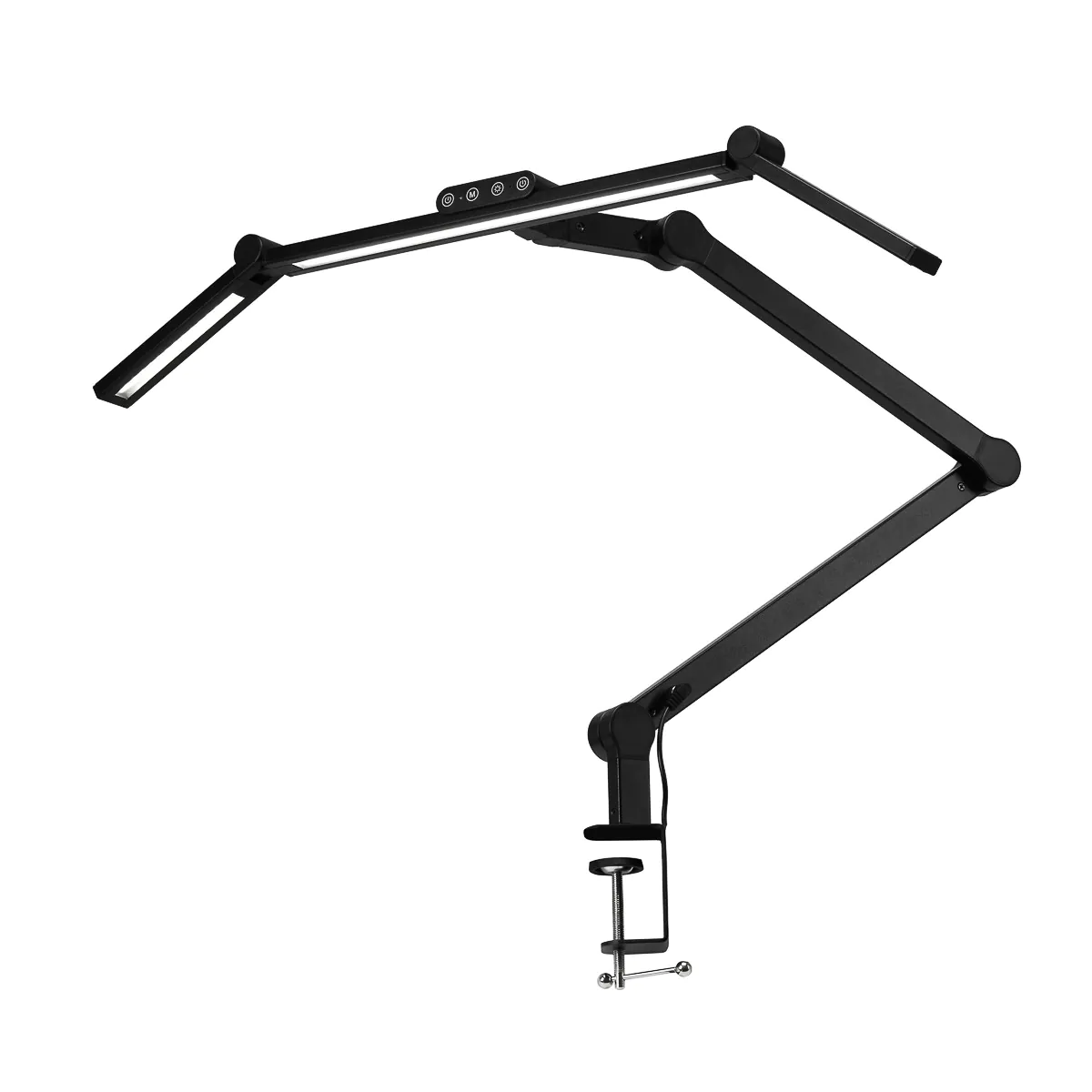 Galda LED lampa Glow L03, Melna
