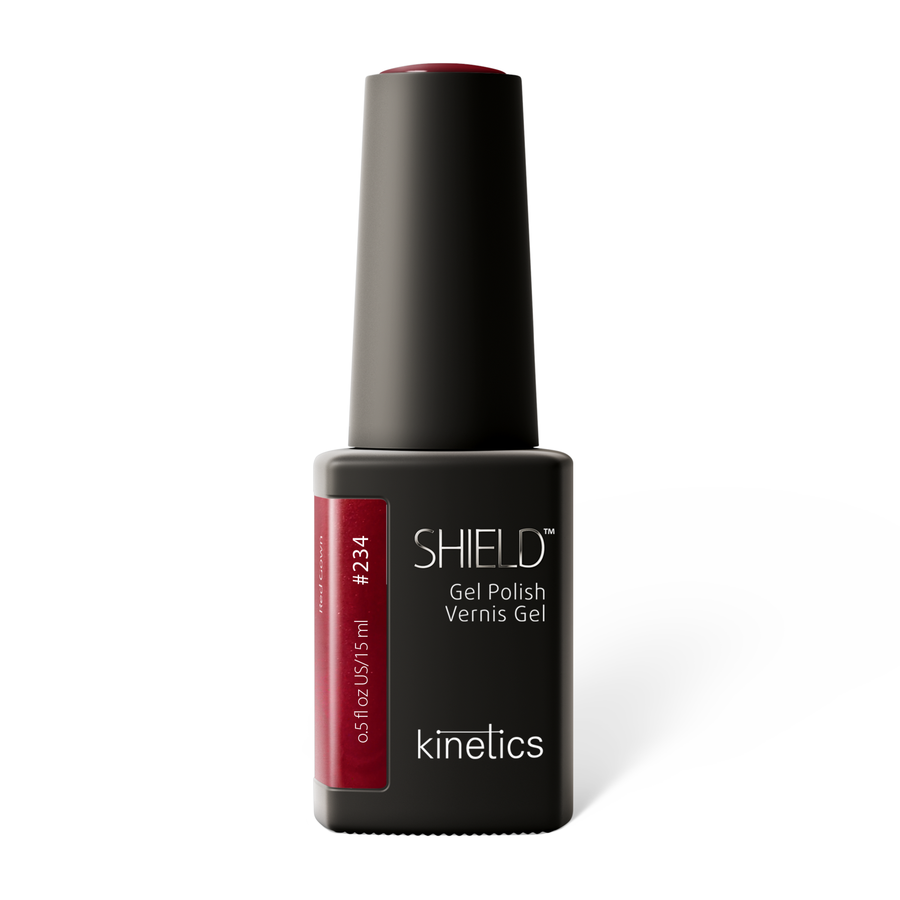 Kinetics SHIELD Gel Polish Red Gown #234, 15 ml