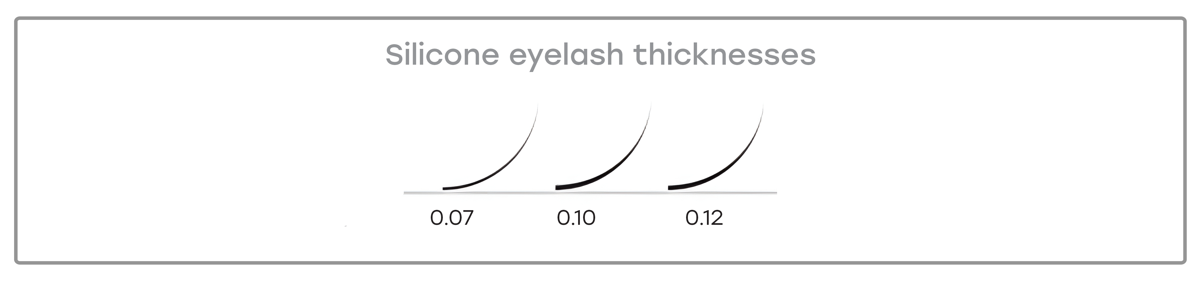 LOVELY Силиконовые ресницы C/0,10 x 12 мм, 16 рядов
