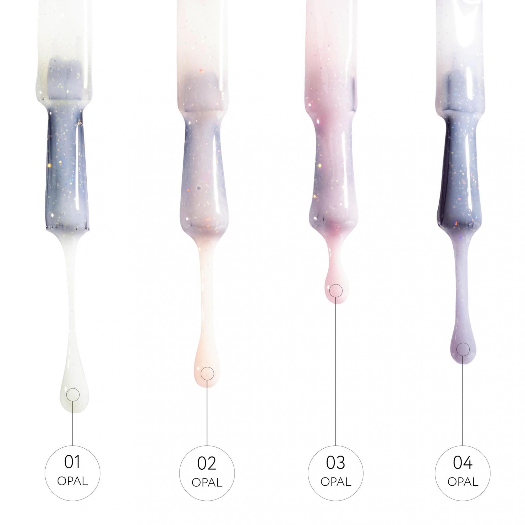 KODI Color Rubber Base Gel, Opal 03 7 ml