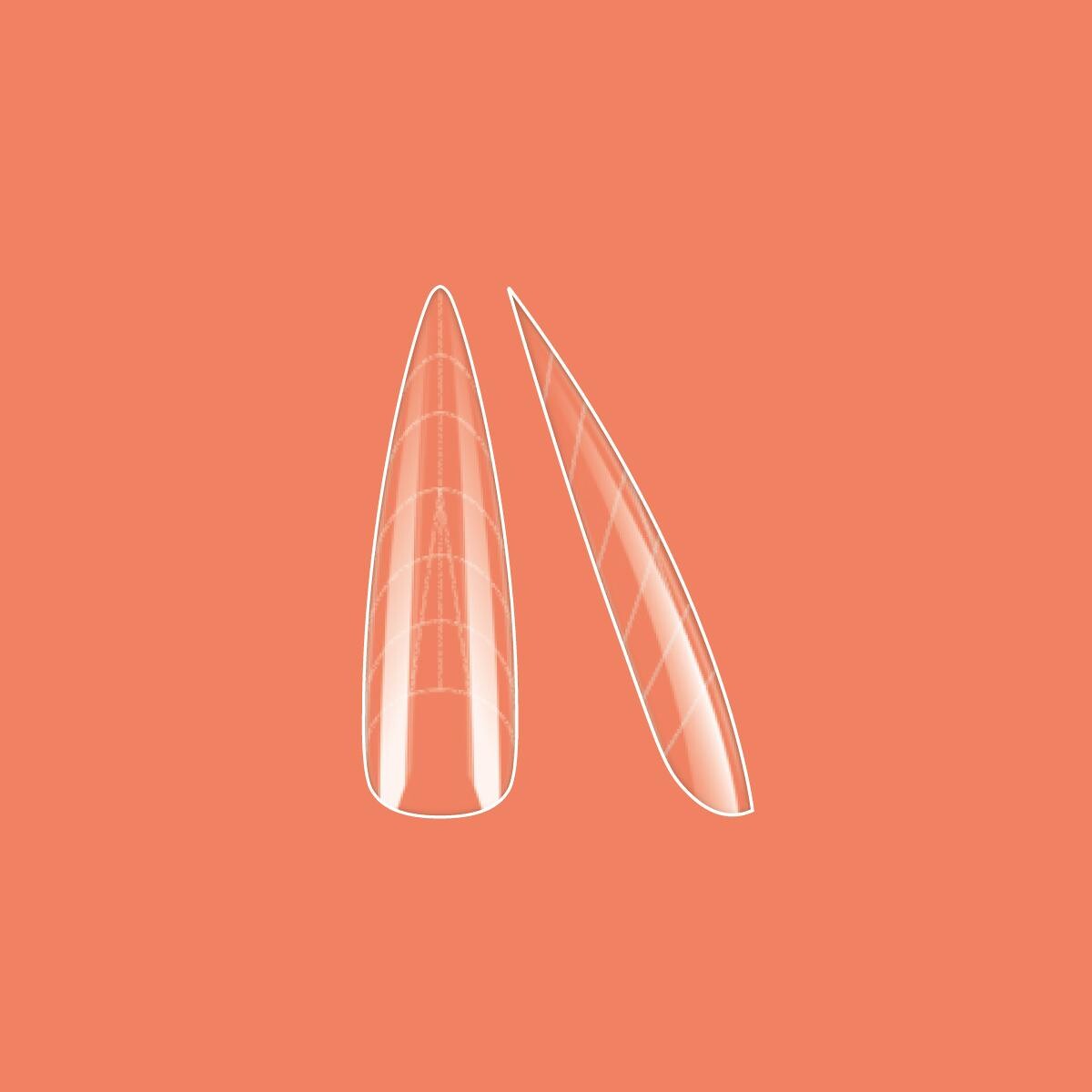 Victoria Vynn Top forms for nail extensions, almond, 120pcs.