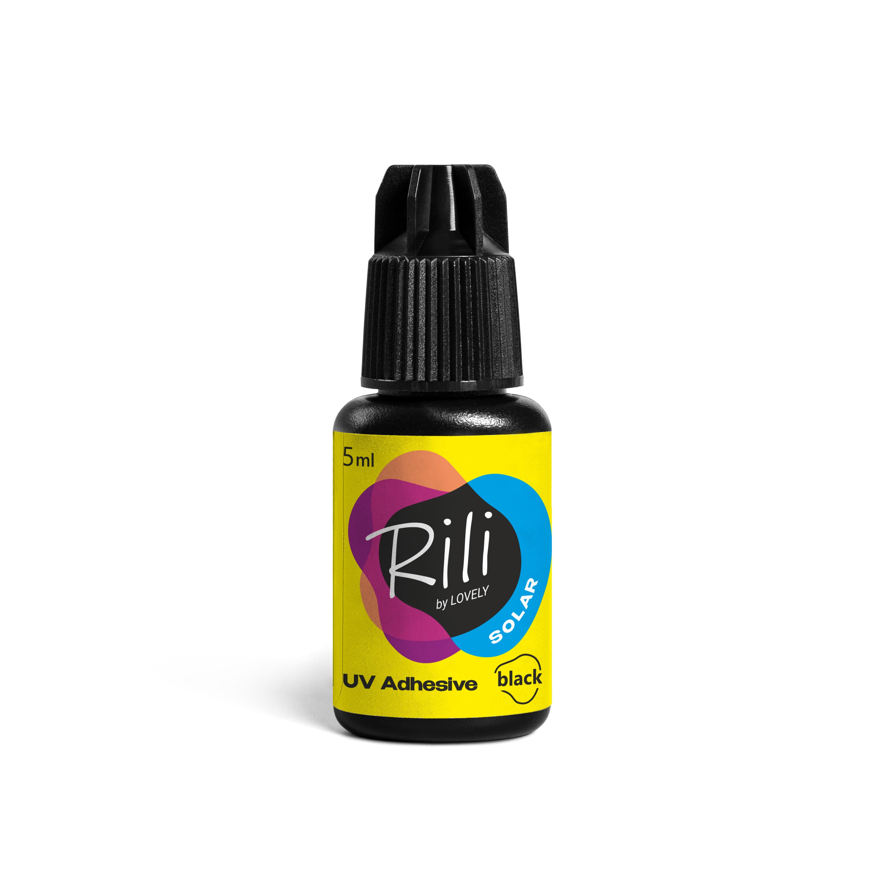 LOVELY UV līme skropstu pieaudzēšanai Rili Solar, melna 5 ml