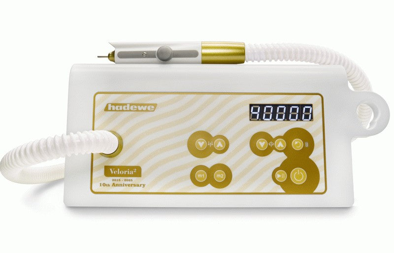 Pedikīra aparāts HADEWE Veloria² Gold Edition (Limited Edition)