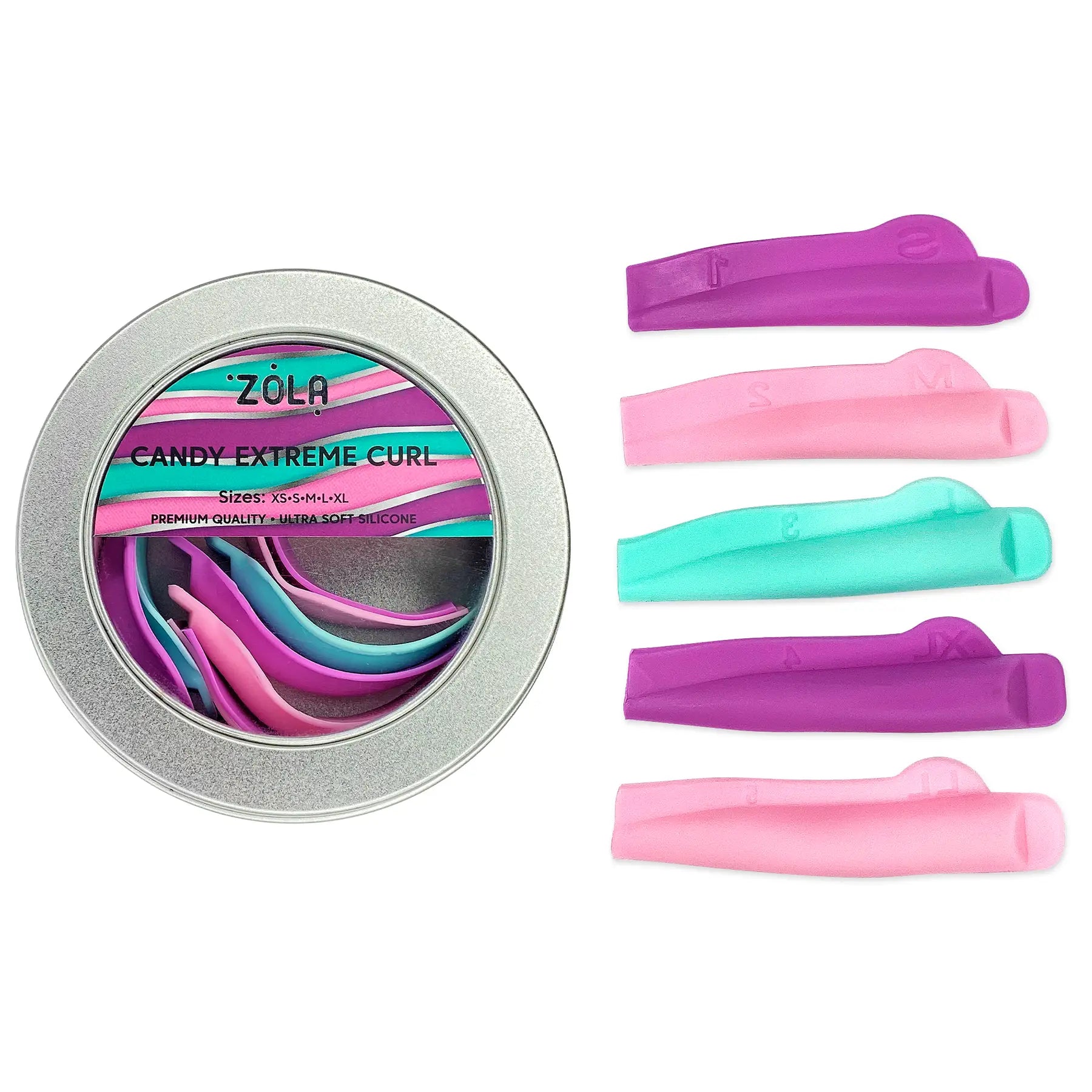 ZOLA Silicone mold for lamination Candy Extreme Curl ZOLA Silicone mold for lamination Candy Extreme Curl