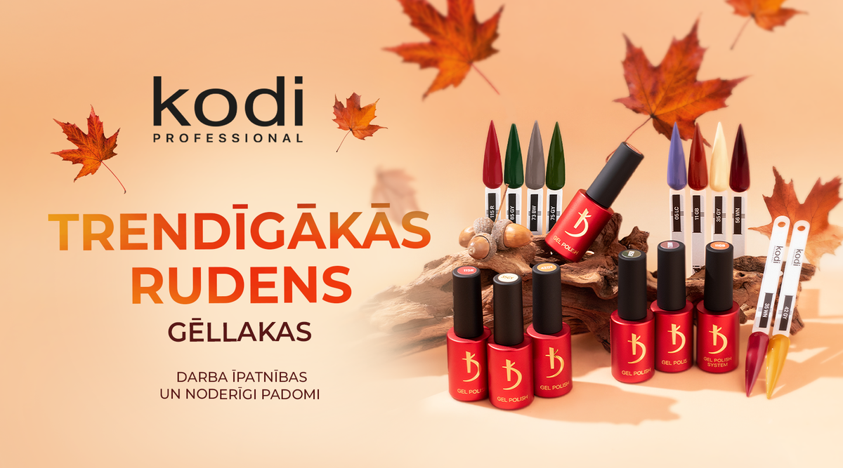 KODI PROFESSIONAL AKTUĀLĀKIE GĒLLAKU TOŅI: 2026. GADA RUDENS KRĀSAS, UZKLĀŠANAS PADOMI UN NODERĪGI IETEIKUMI