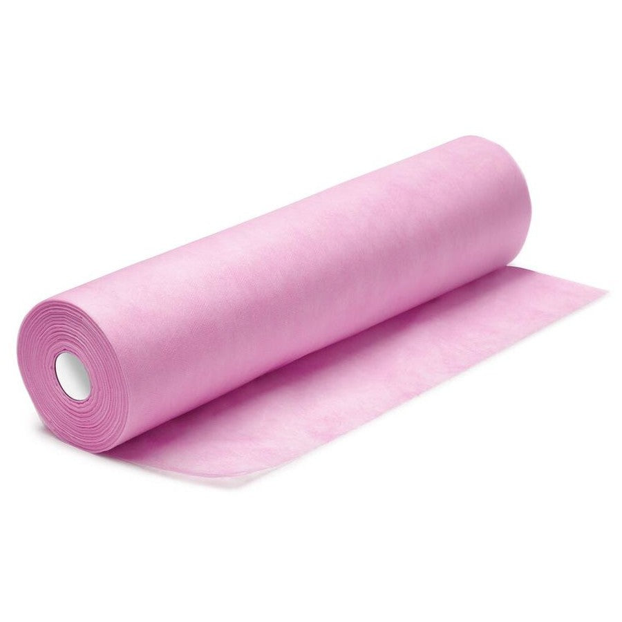 Nonwoven bedsheet 80cm x 150m, pink