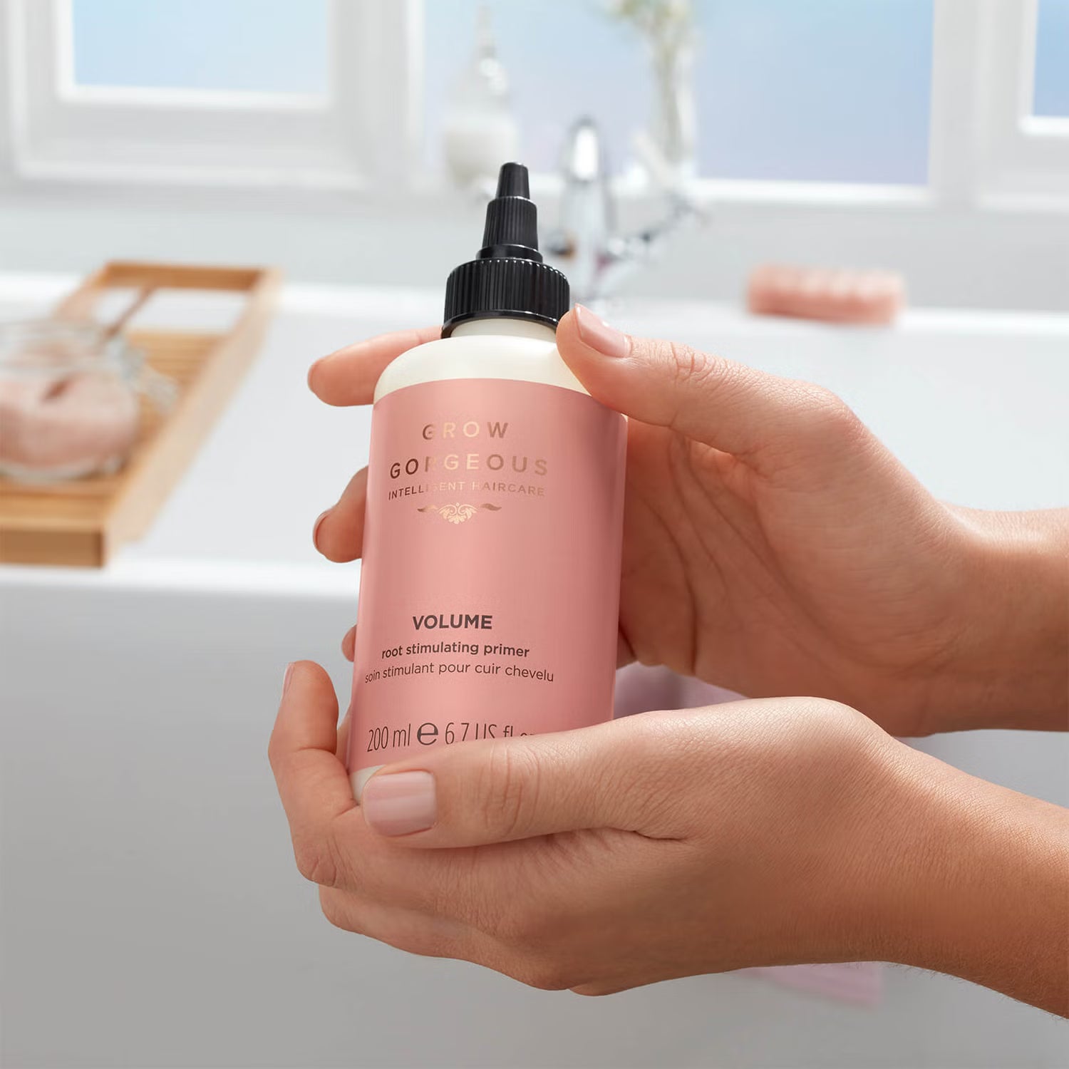 GROW GORGEOUS Volume Root Stimulating Primer - Стимулирующий праймер для прикорневого объёма, 200 мл
