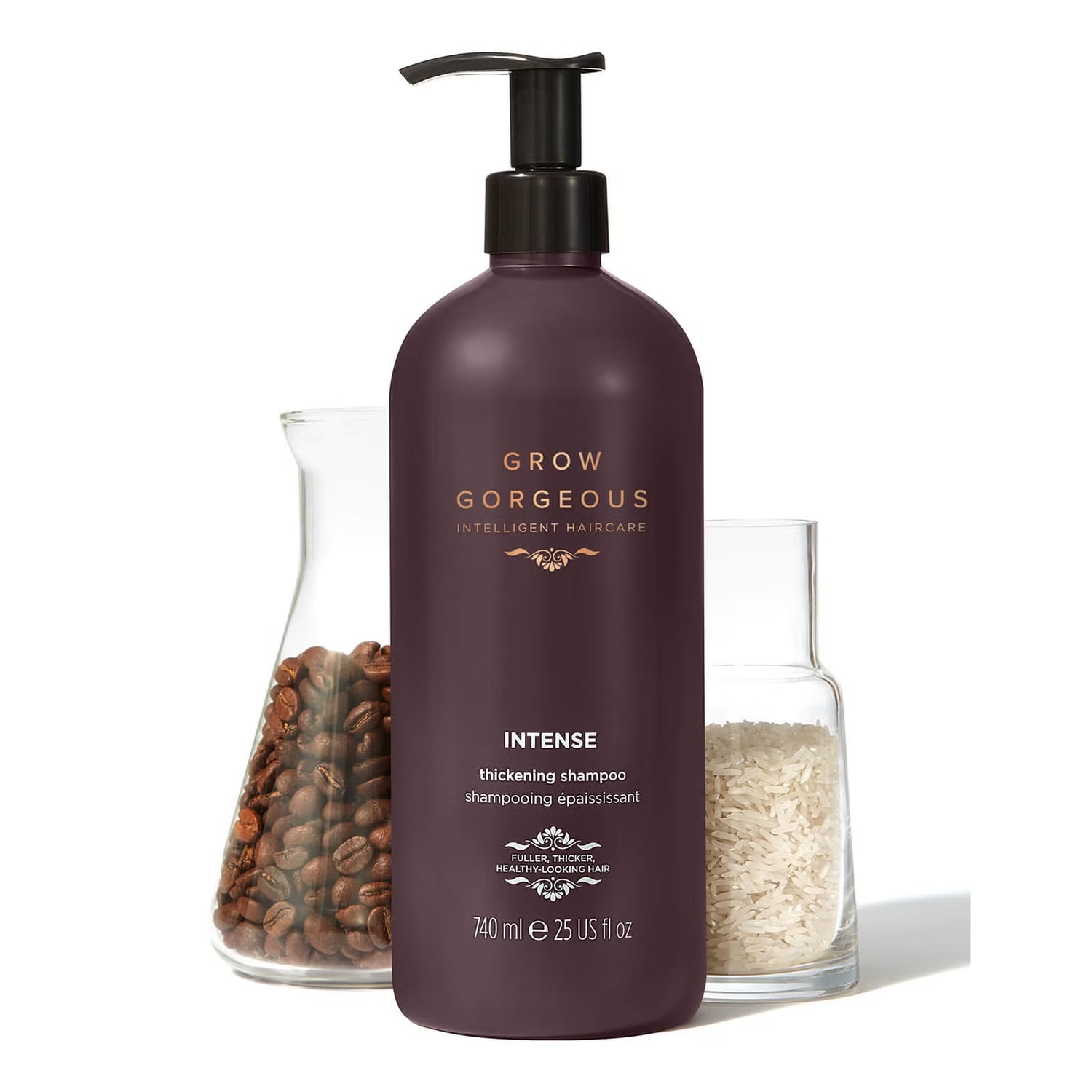 GROW GORGEOUS Intense Thickening Shampoo Supersize - Интенсивный шампунь для густоты волос, 740мл