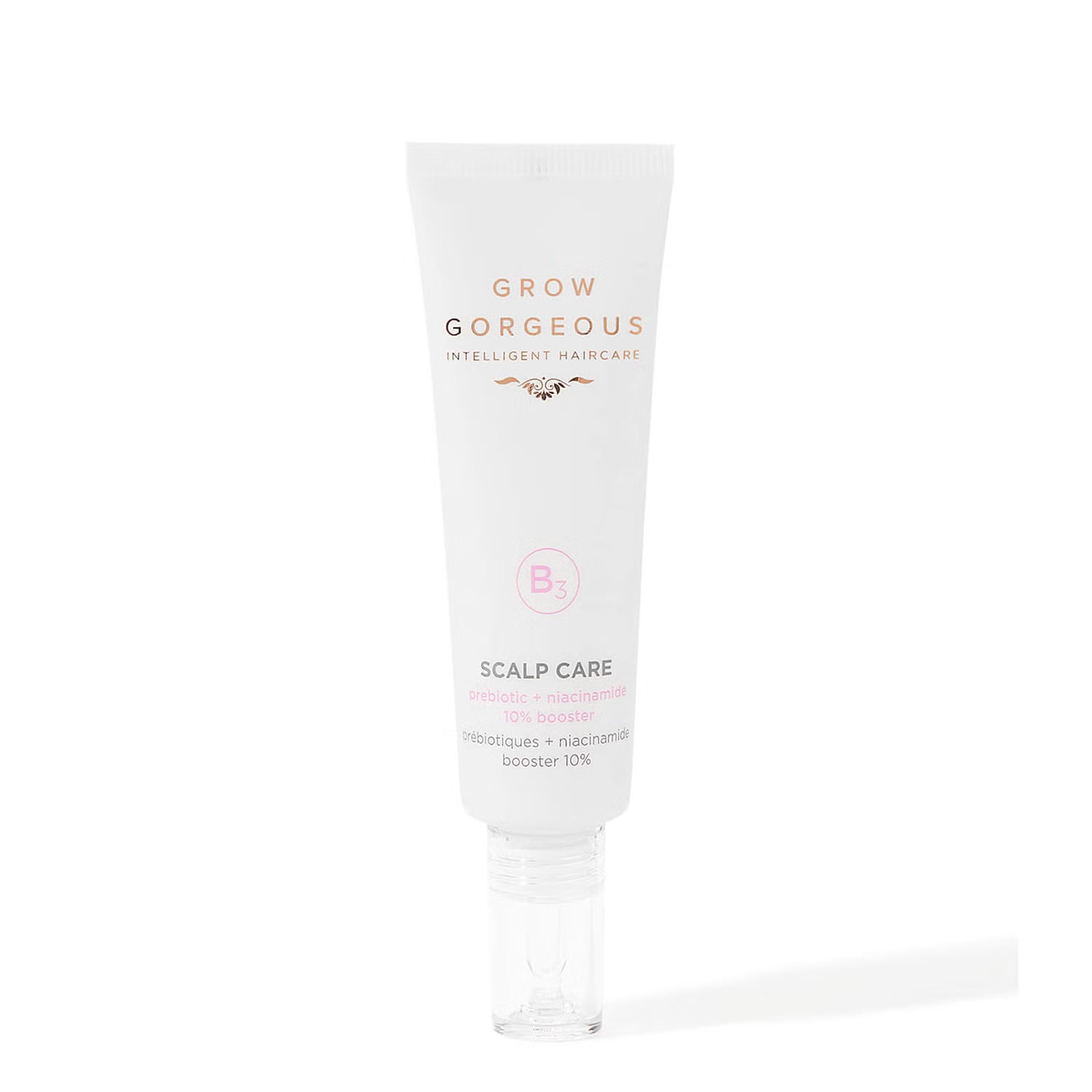 GROW GORGEOUS Scalp Care Volumising Niacinamide 10% Booster + Prebiotic - Объёмный концентрат с ниацинамидом 10% и пребиотиком для кожи головы, 30 мл