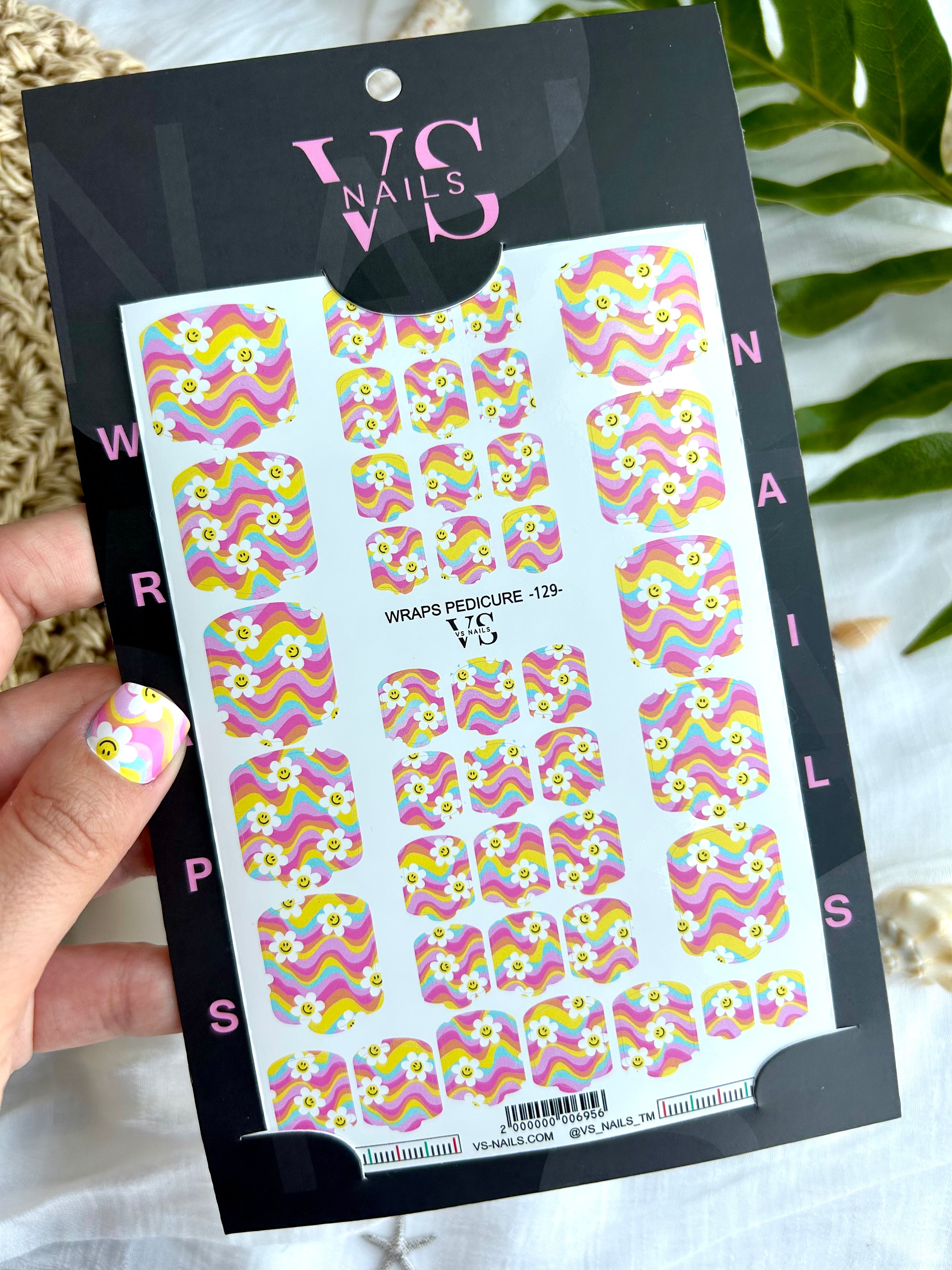 VS NAILS Pedicure Wraps Nr.129