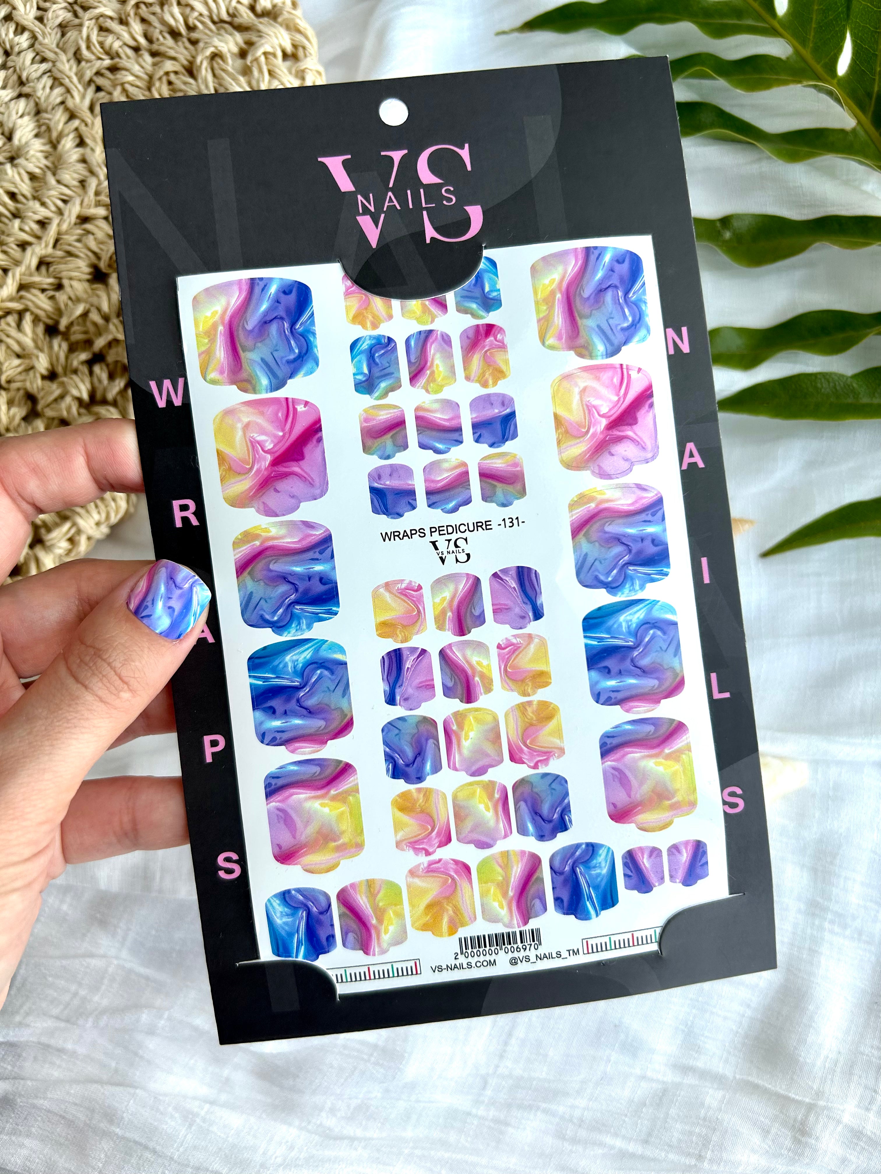 VS NAILS Pedicure Wraps Nr.131