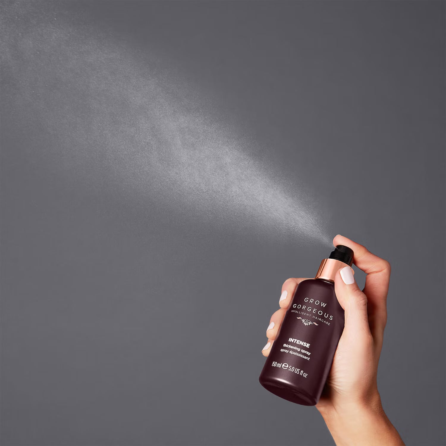 GROW GORGEOUS Intense Thickening Spray - Интенсивный спрей для густоты волос, 150 мл