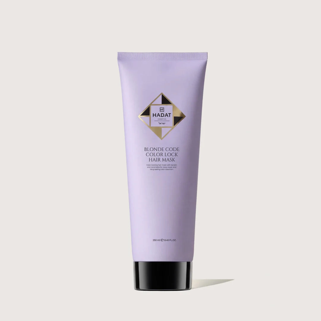 HADAT BLONDE CODE COLOR LOCK HAIR MASK – atkuriamoji plaukų kaukė, skirta išlaikyti spalvos ryškumą, 250 ml