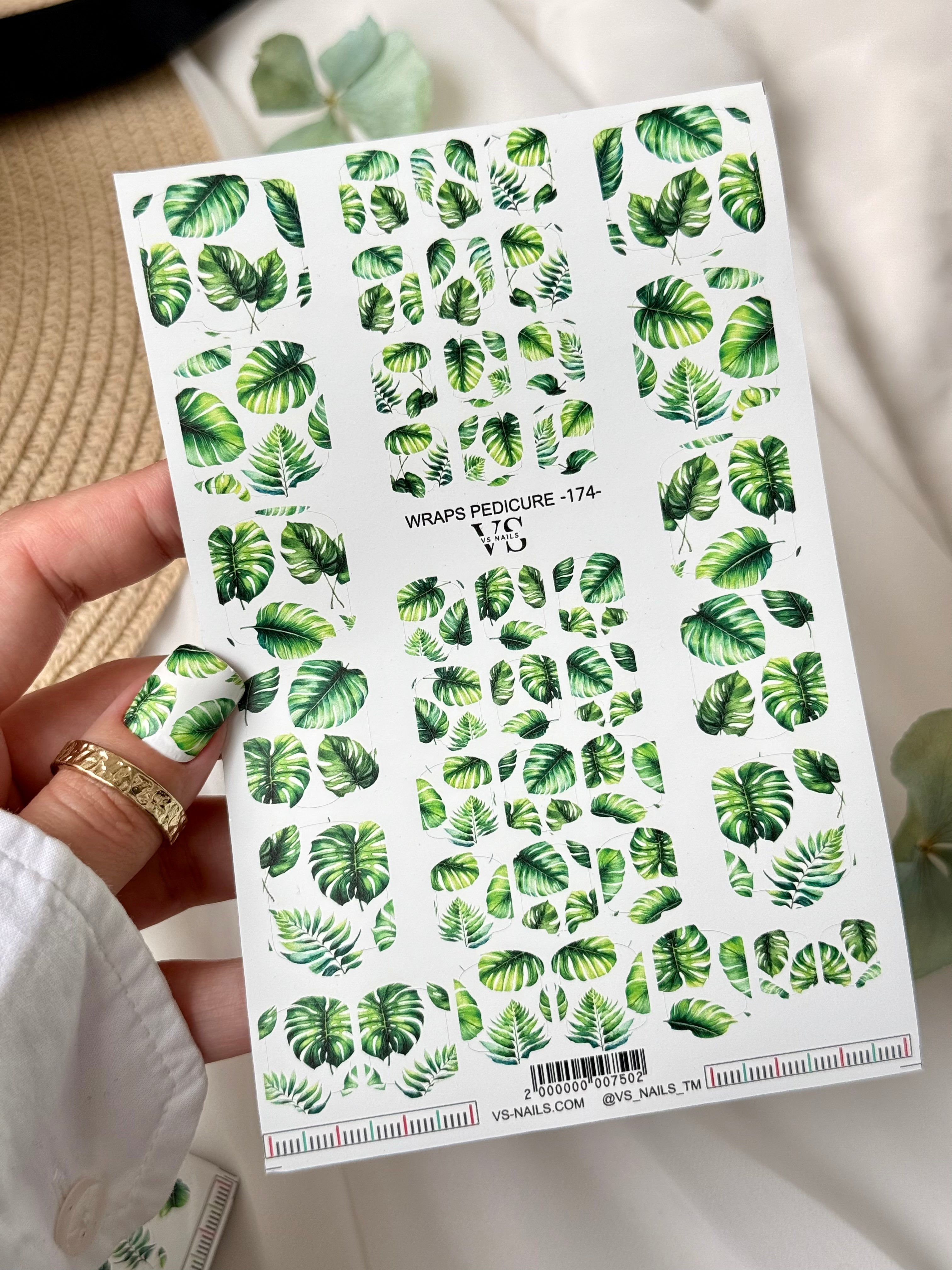 VS NAILS Pedicure Wraps Nr.174