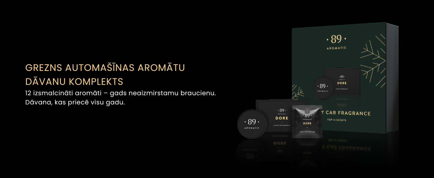 AROMATIC 89 Auto gaisa atsvaidzinātājs ar ventilācijas stiprinājumu (Ziemas kolekcija)