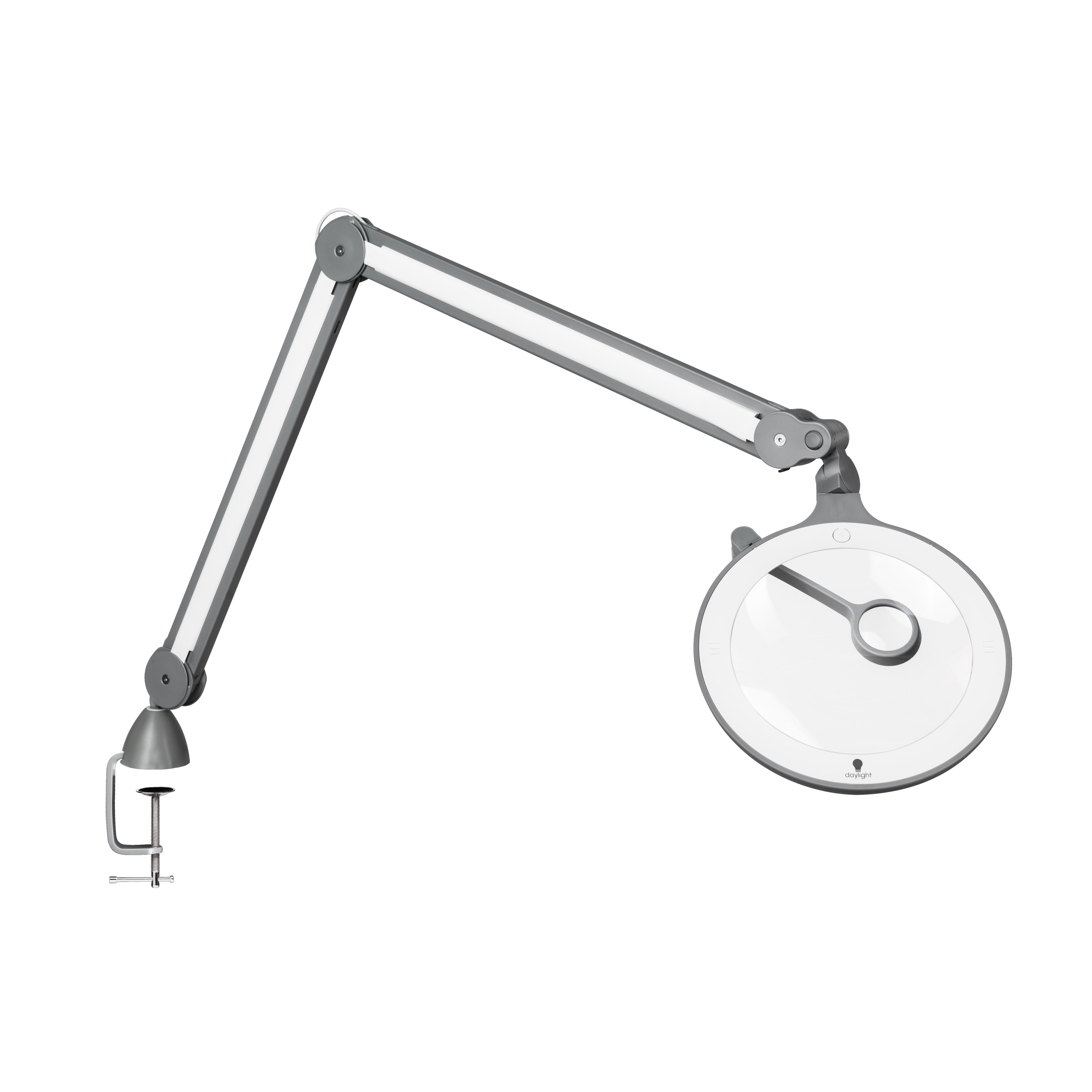 Daylight galda un grīdas LED lampa - ar 2iem palielinātājiem [iQ Magnifier]