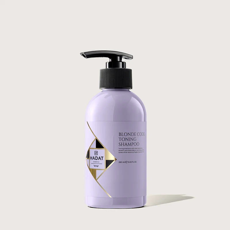 HADAT BLONDE CODE TONING SHAMPOO – tonizuojantis šampūnas šviesiems plaukams, 250 ml