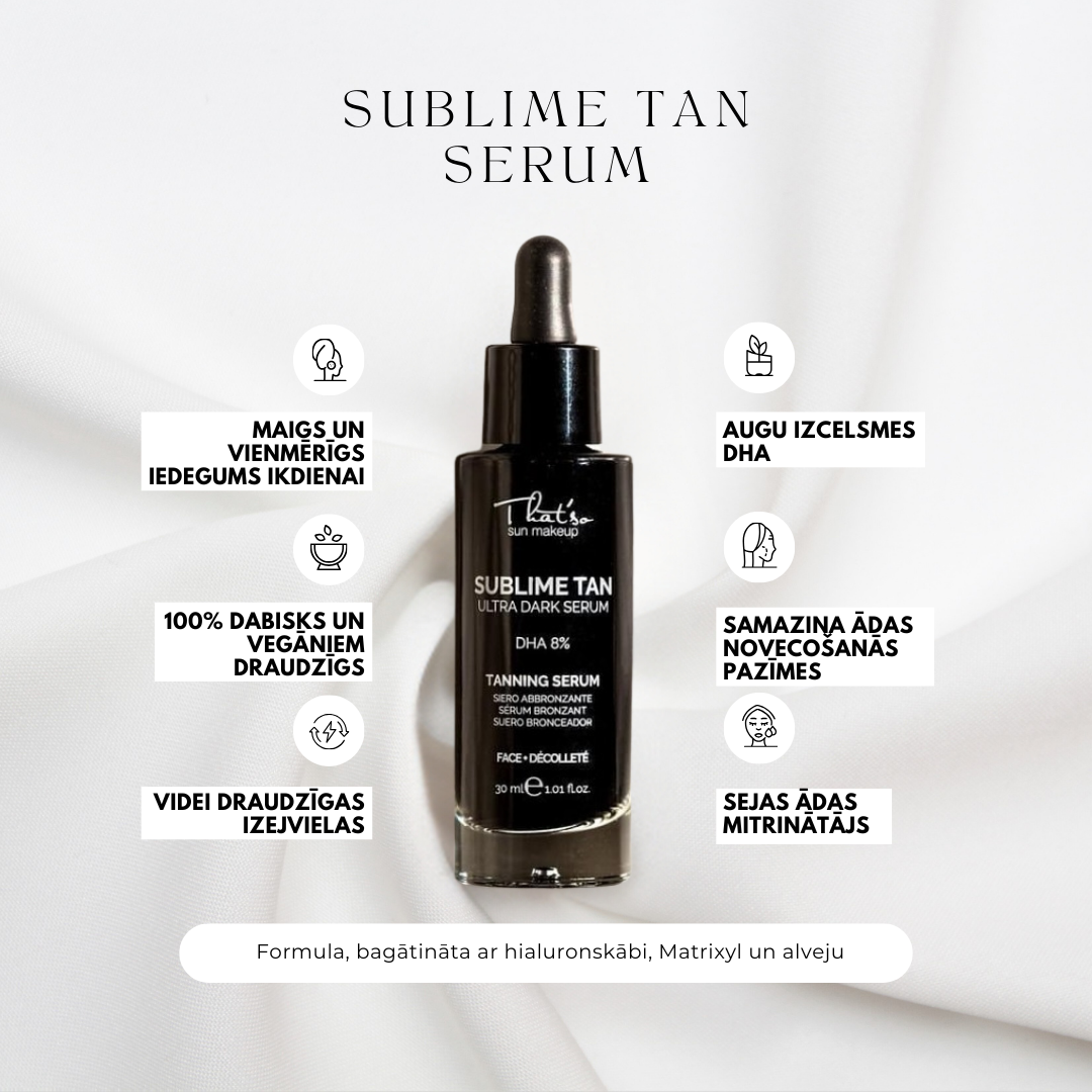 That'So Сыворотка для автозагара, Sublime Tan Drops Ultra Dark, 30мл