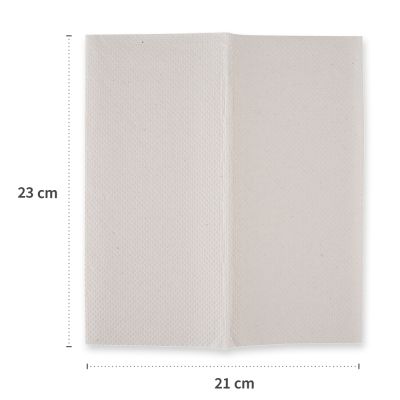 ZZ Fold Paper Hand Towels, 2-Ply, Recycled Paper, 23cm x 21cm