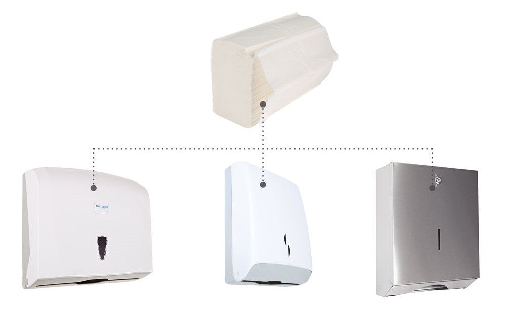 Paberkäterätikud, 2-kihilised | tselluloos, interfold, FSC®-Mix