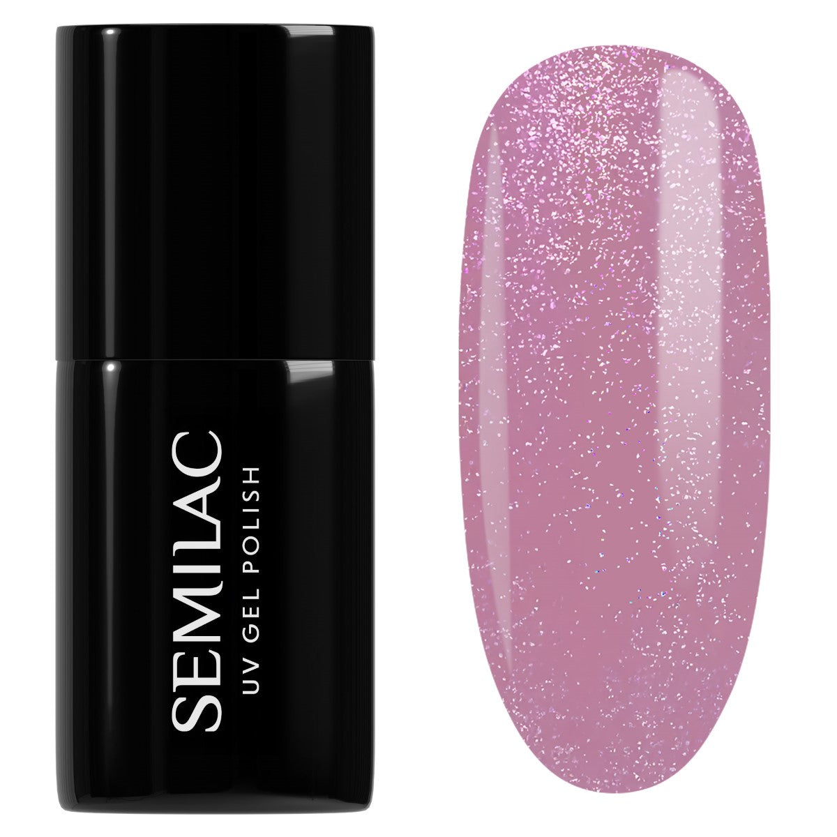 319 UV Hybrid Semilac Shimmer Dust Pink 7ml