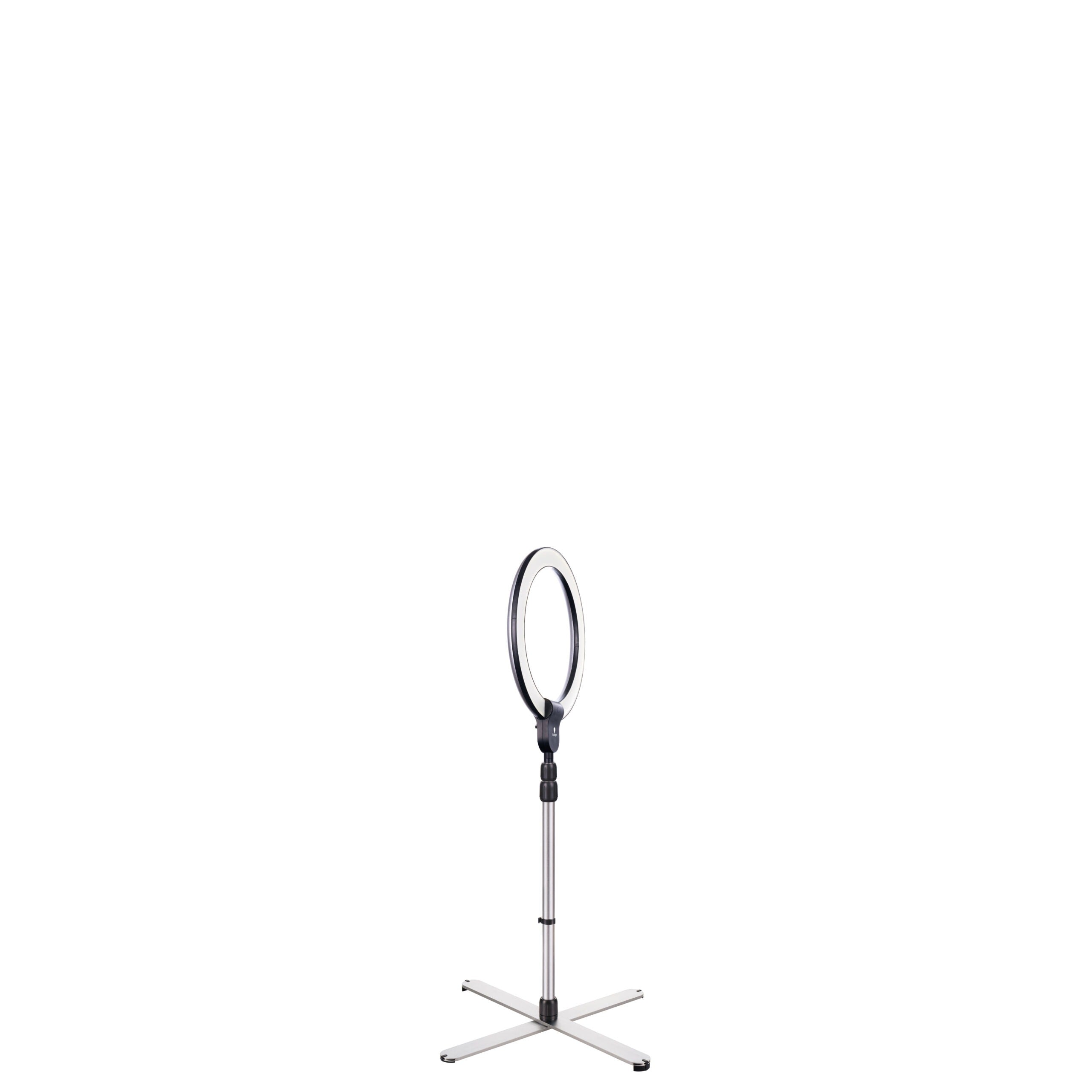 Daylight LED lamp - ring-shaped floor lamp for professionals [Aura Ring]