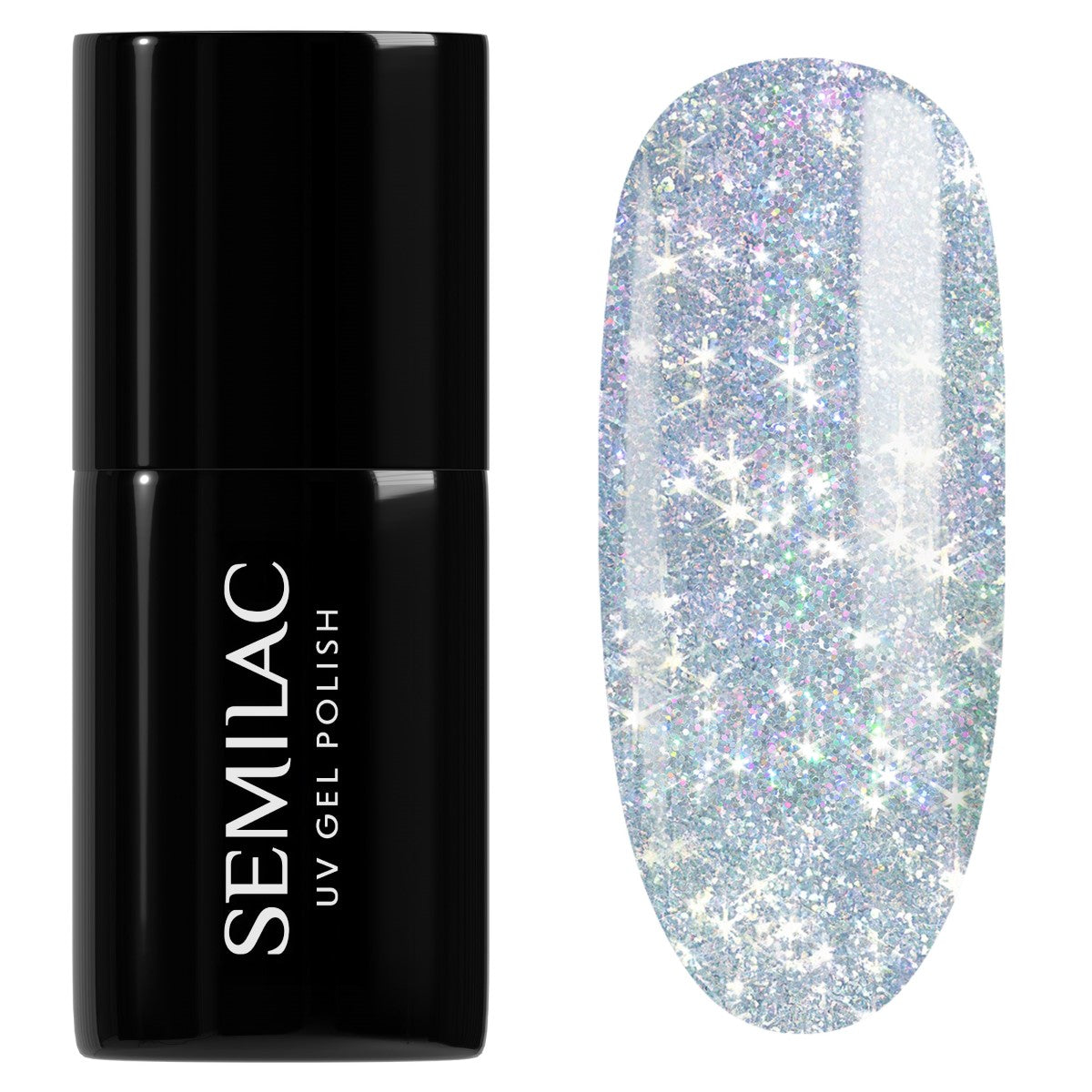 460 UV Hybrid Semilac Silver Fireworks 7ml