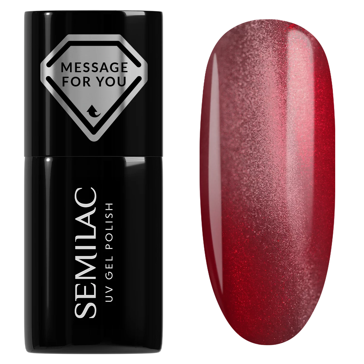 736 Semilac UV Gel Polish Crimson Jelly Gloss 7 ml