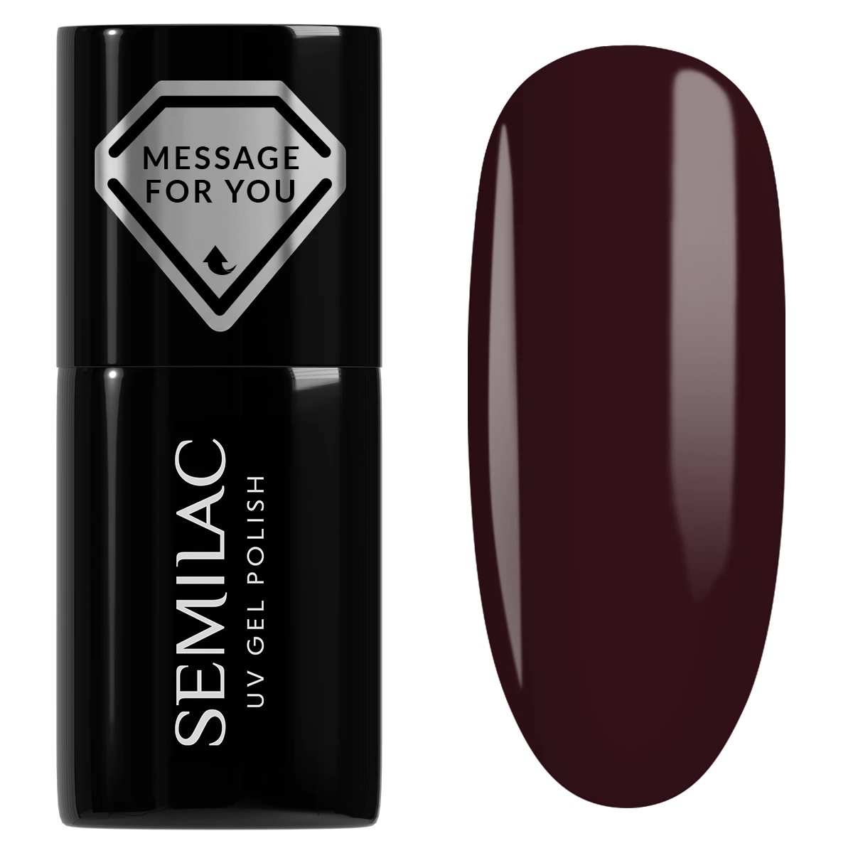 740 Semilac UV Gel Polish Deep Plum 7 ml