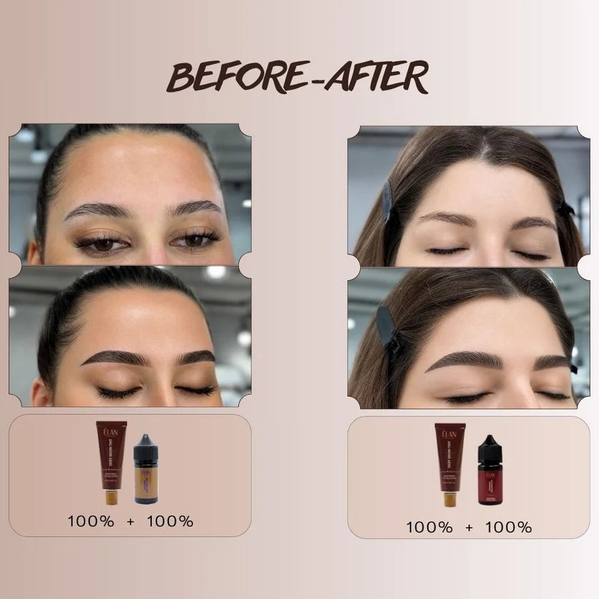 Elan Стойкая краска для бровей «DEEP BROW TINT», 2.0 08 CHOCO Натуральный коричневый 20 мл