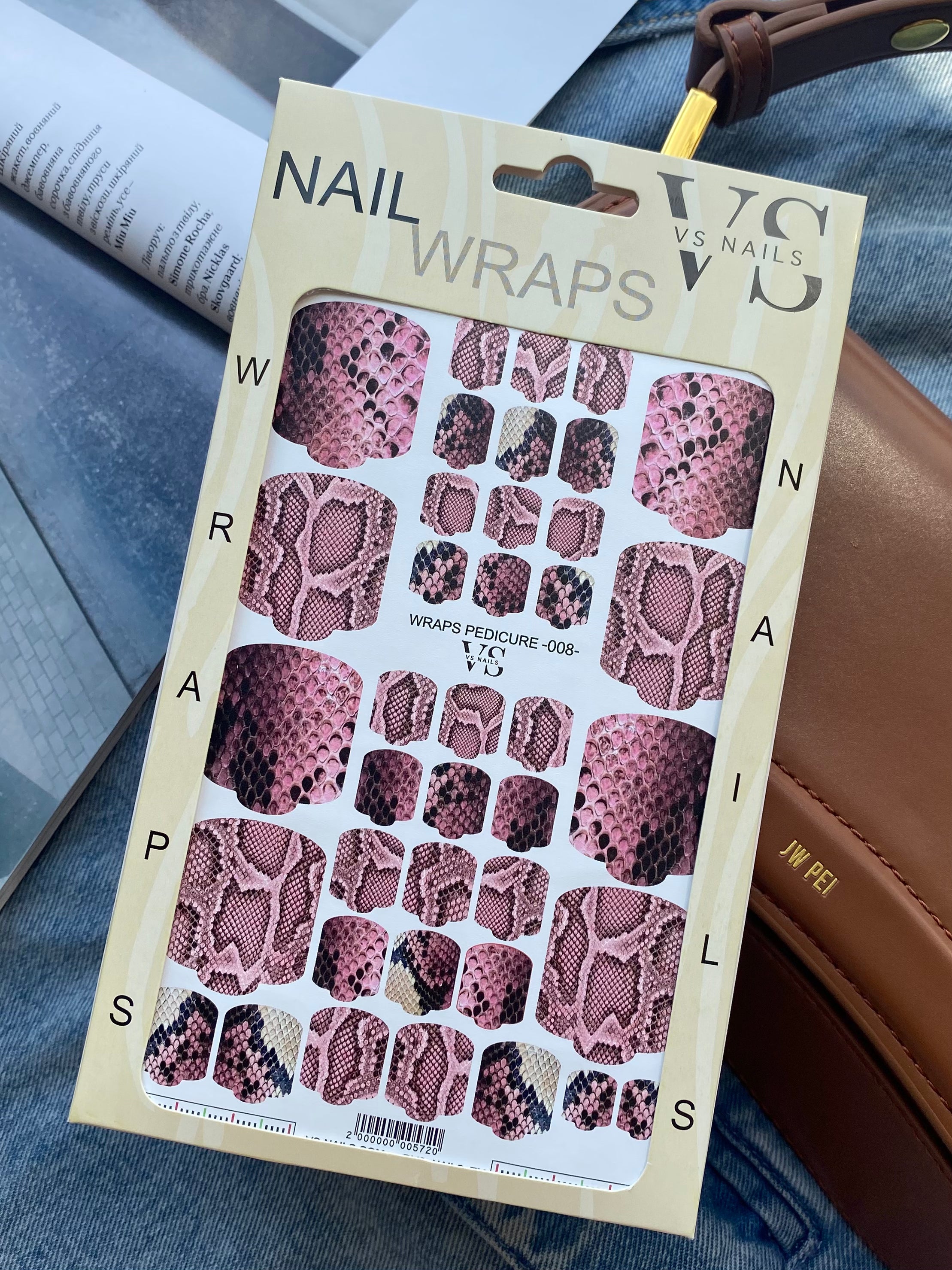 VS NAILS Pedicure Wraps Nr.8