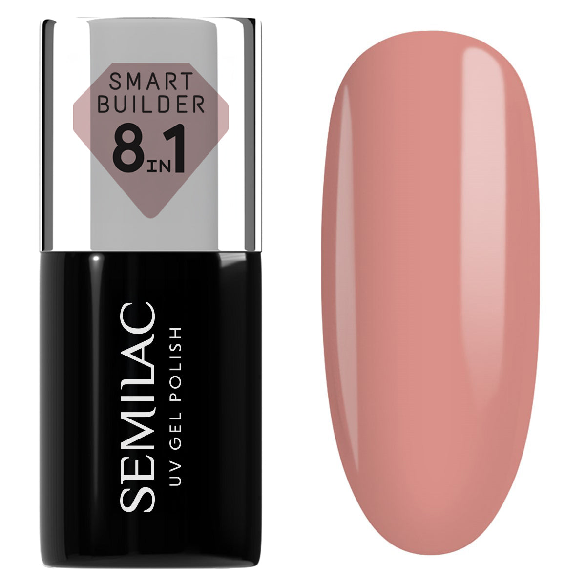 801 Semilac Smart Builder 8in1 Soft Beige 7 ml