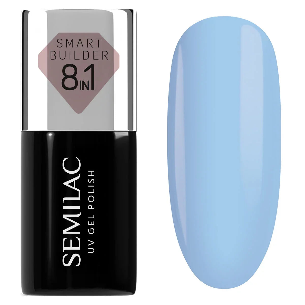 826 Semilac Smart Builder 8in1 Calm Blue 7 ml
