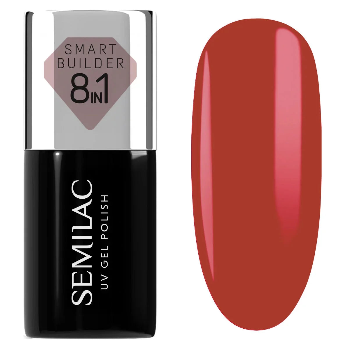 827 Semilac Smart Builder 8in1 Classic Cherry 7 ml