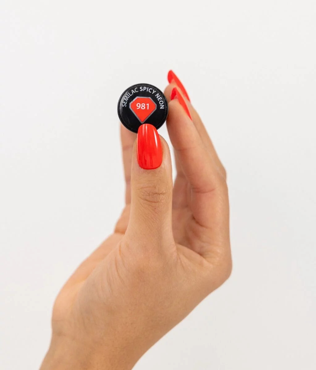 981 Semilac UV Gel Polish Spicy Neon 7 ml