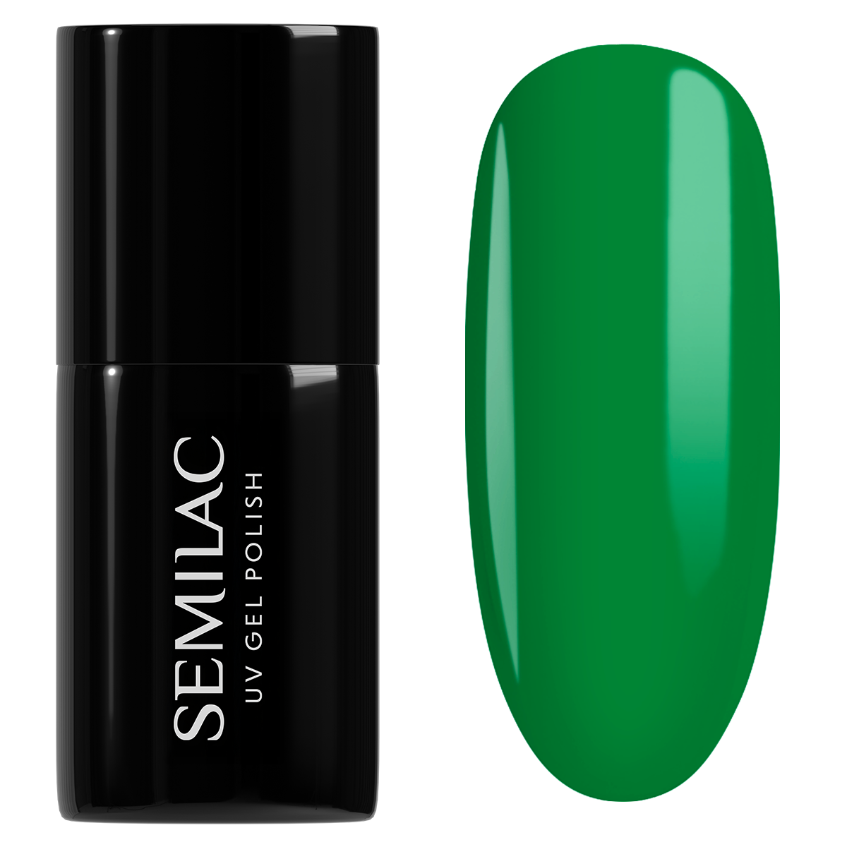 985 Semilac UV Gel Polish Hailey Green 7 ml