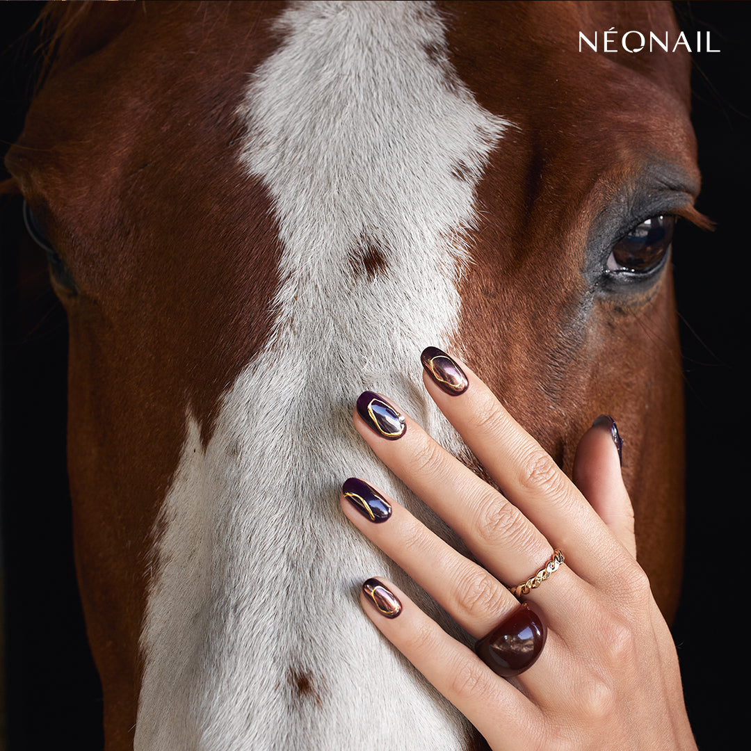 Neonail 3D Nail stickers 03 – gold abstract