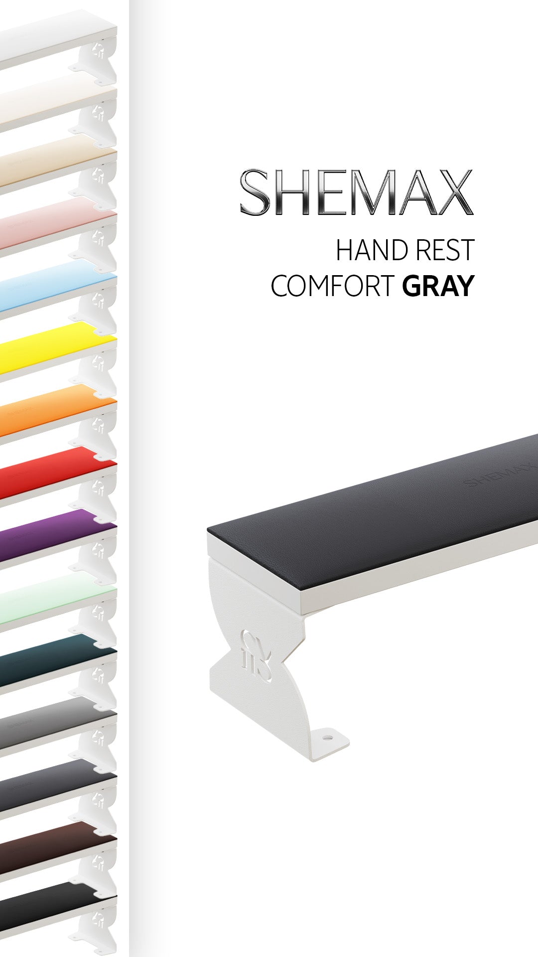 SHEMAX armrest graphite color