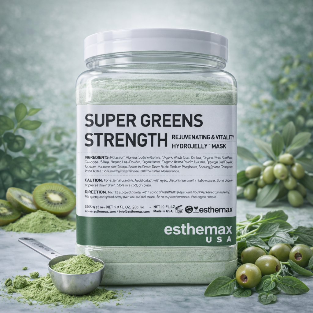 ESTHEMAX SUPER GREENS STRENGHT HYDROJELLY MASK 887gr