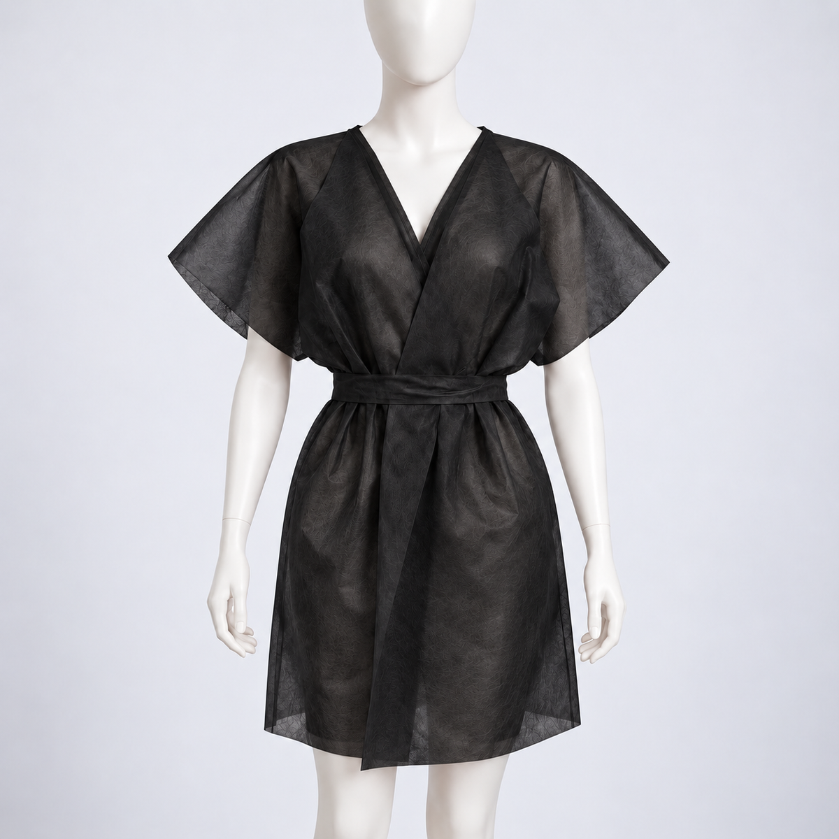 PW Nonwoven Kimono, 5 Stück, schwarz
