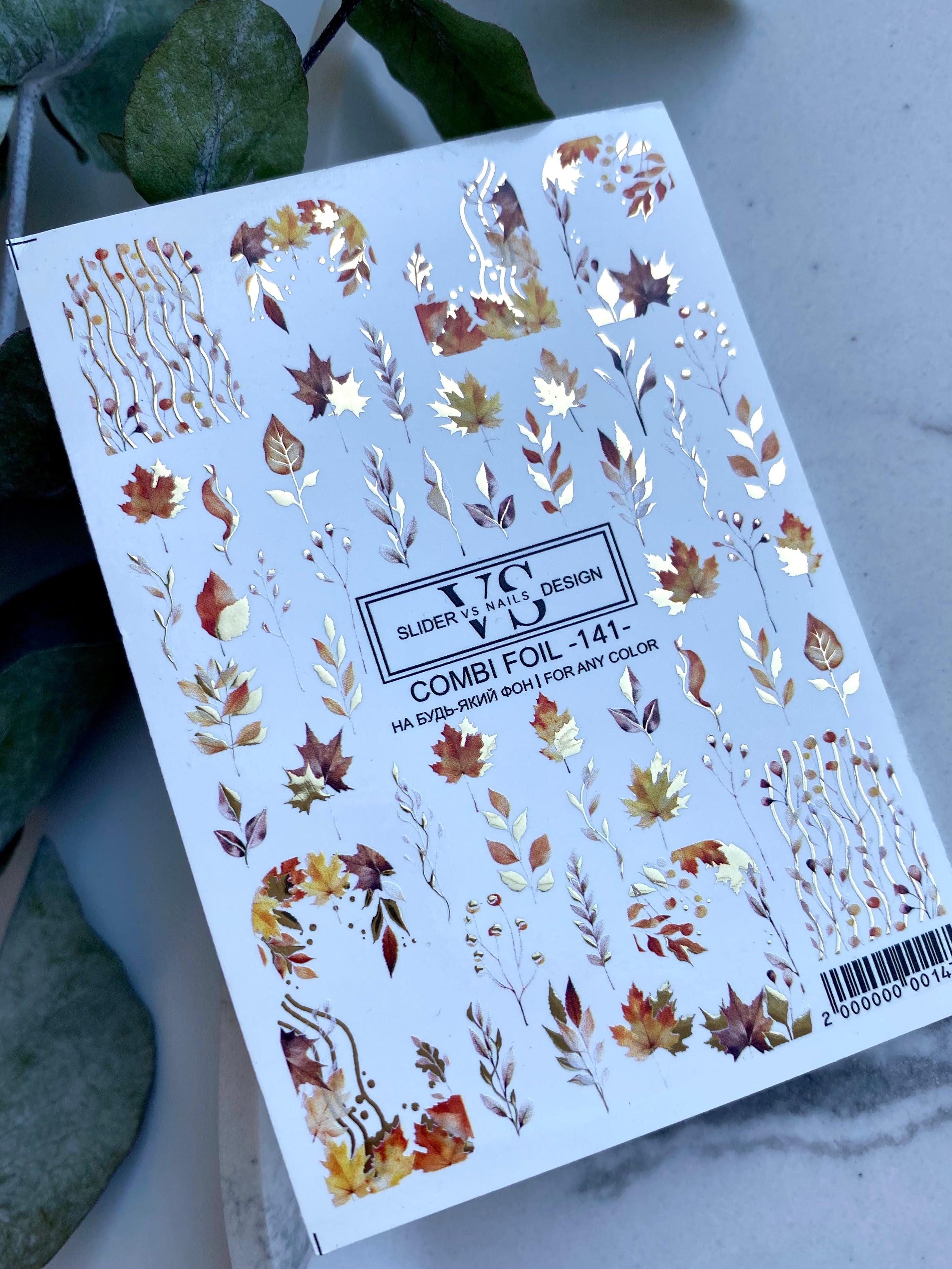 VS NAILS Sliders Combi Foil Nr.141