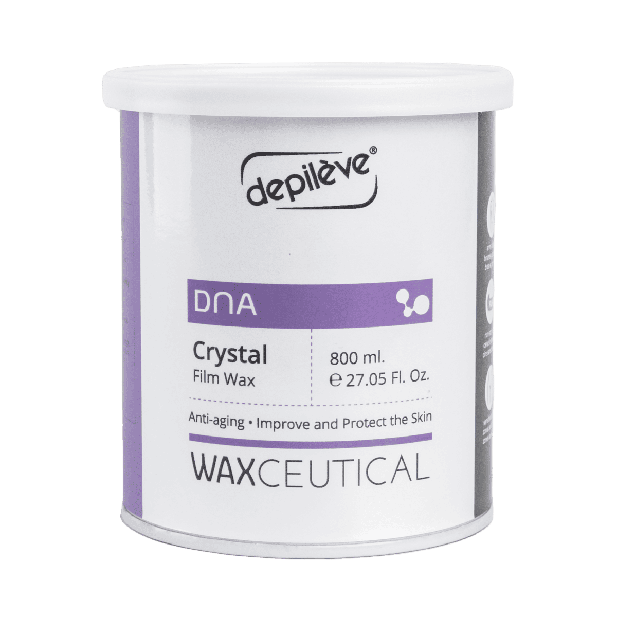 Depileve Waxceutical DNA Film Wax in a 800 ml Jar