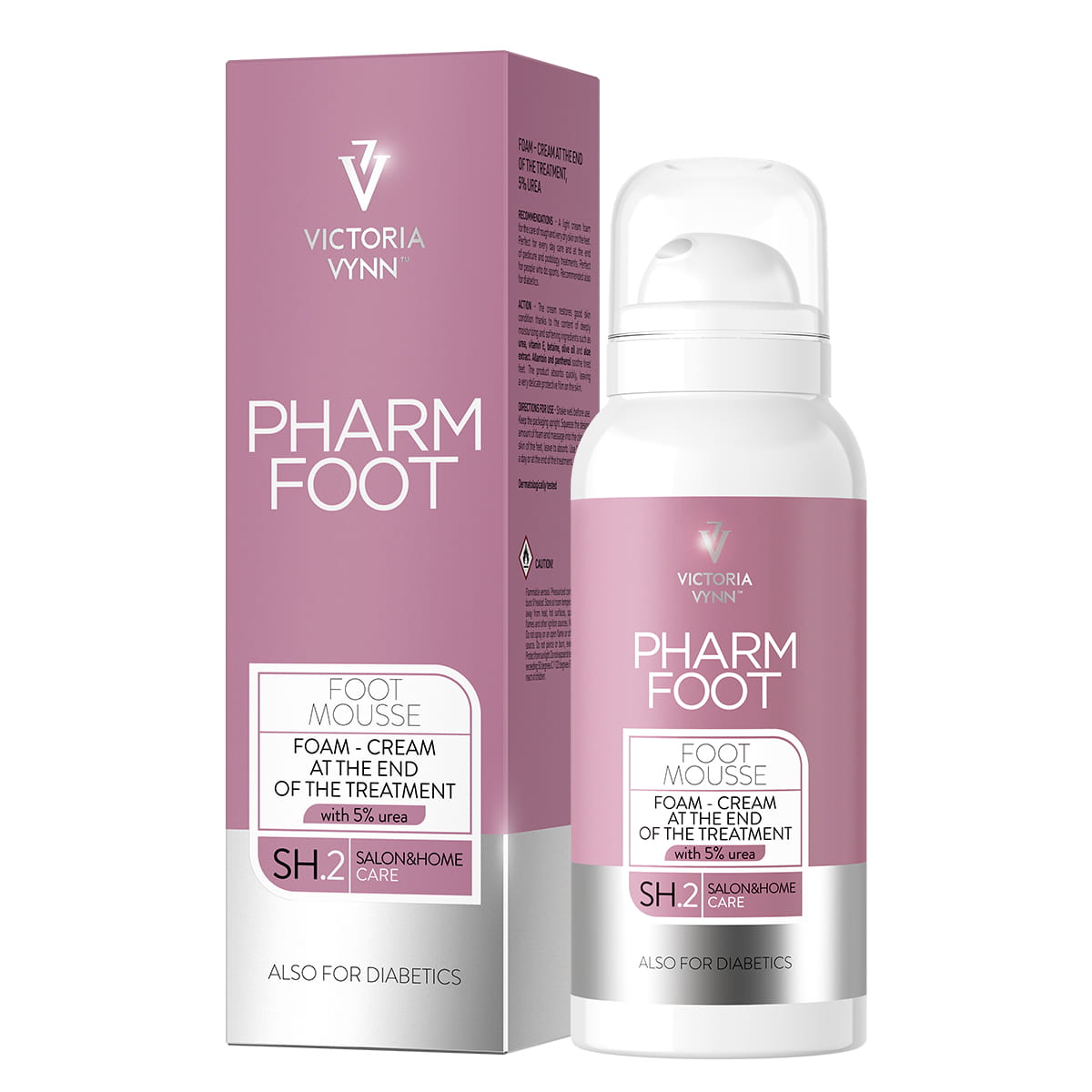 PHARM FOOT Putas-krēms ar 5% urīnvielu, FOOT MOUSSE 105ml