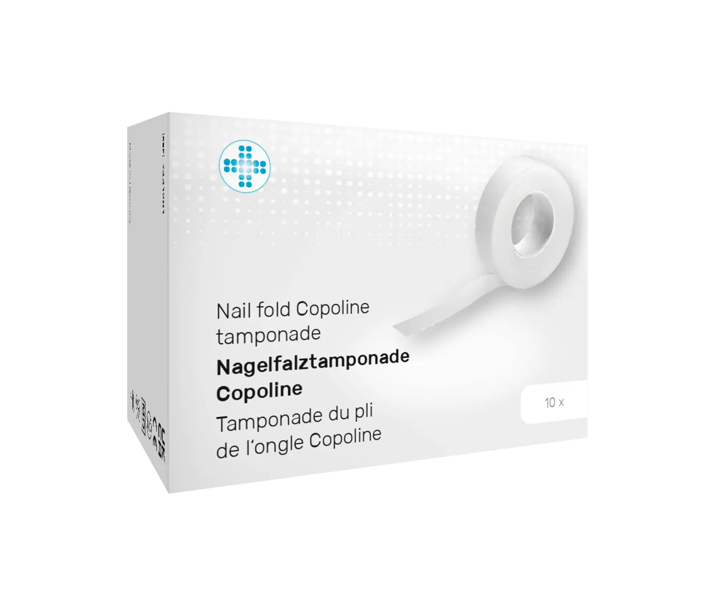 RUCK® VERBANDSSTOFFE Copoline Tamponade Material for Nail Folds, 1.4 cm × 10 m, 1 roll (7441103)