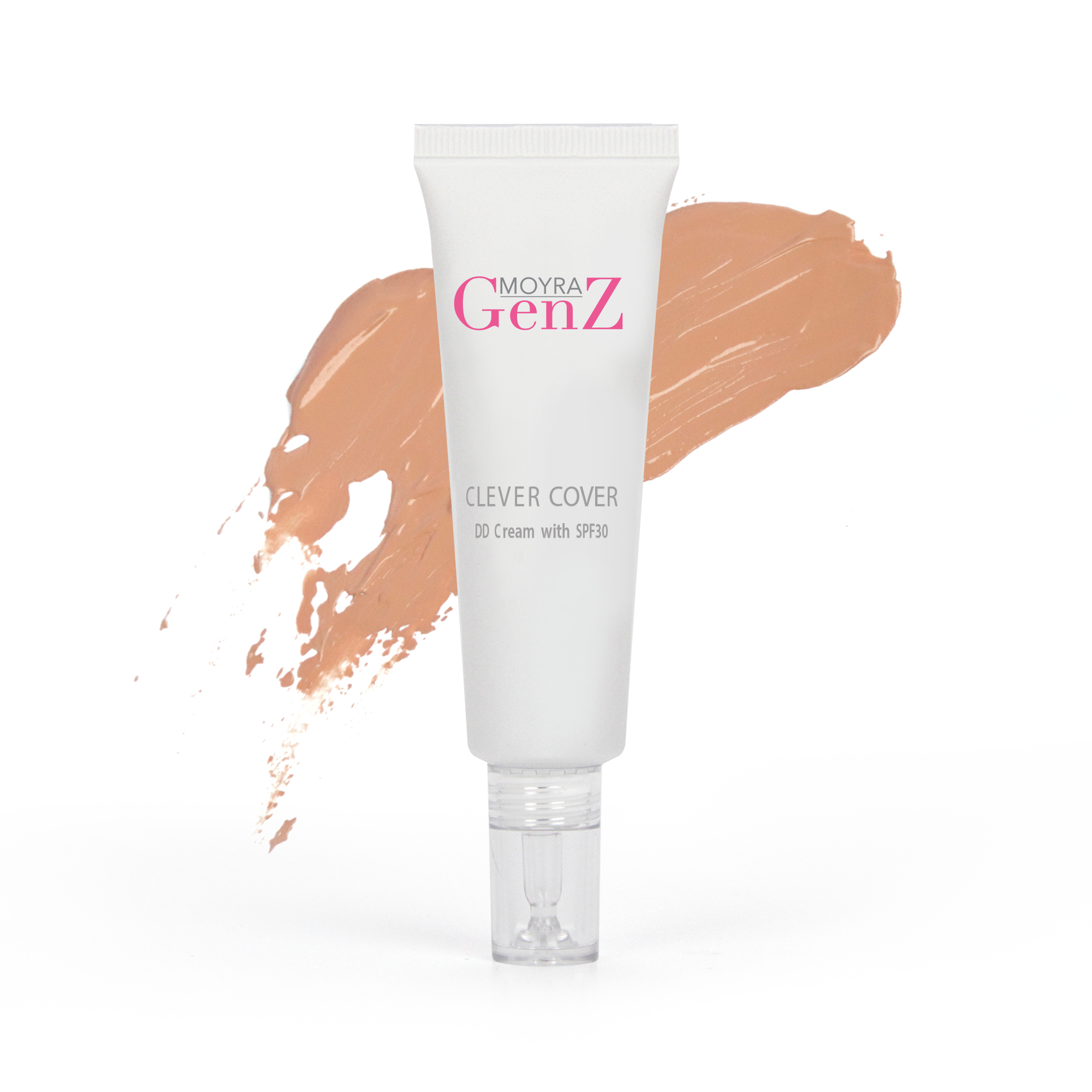 MOYRA GenZ Clever Cover Silk Touch 03 tonālais krēms, 30 ml