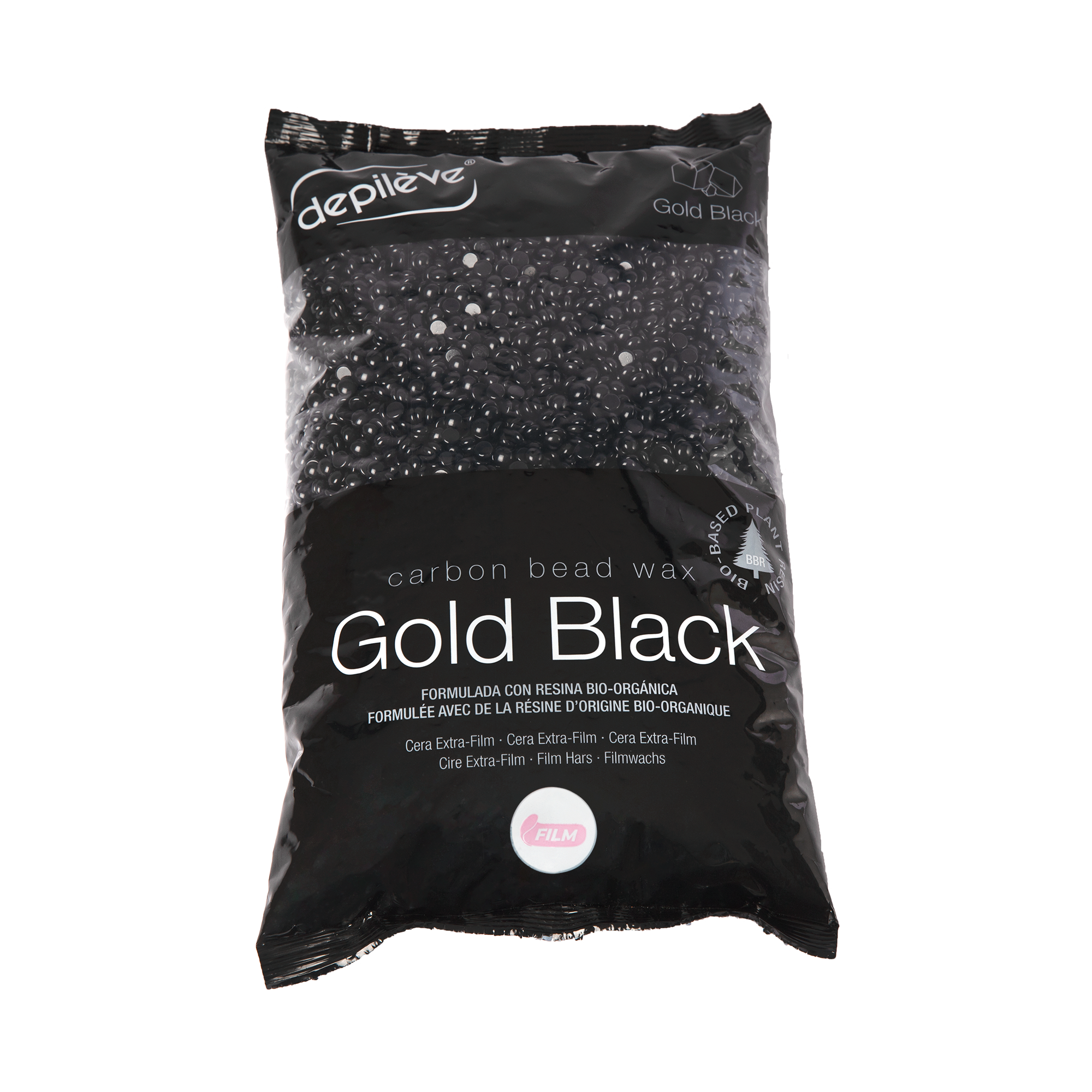 Depileve GOLD BLACK CARBON Пленочный воск в гранулах 1 кг