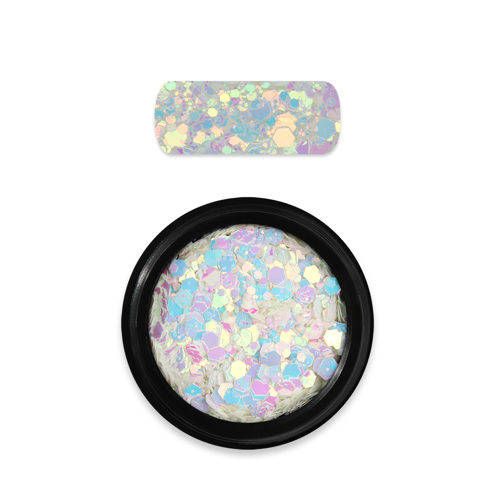 Holo_glitter_mix_12_Chameleon_White