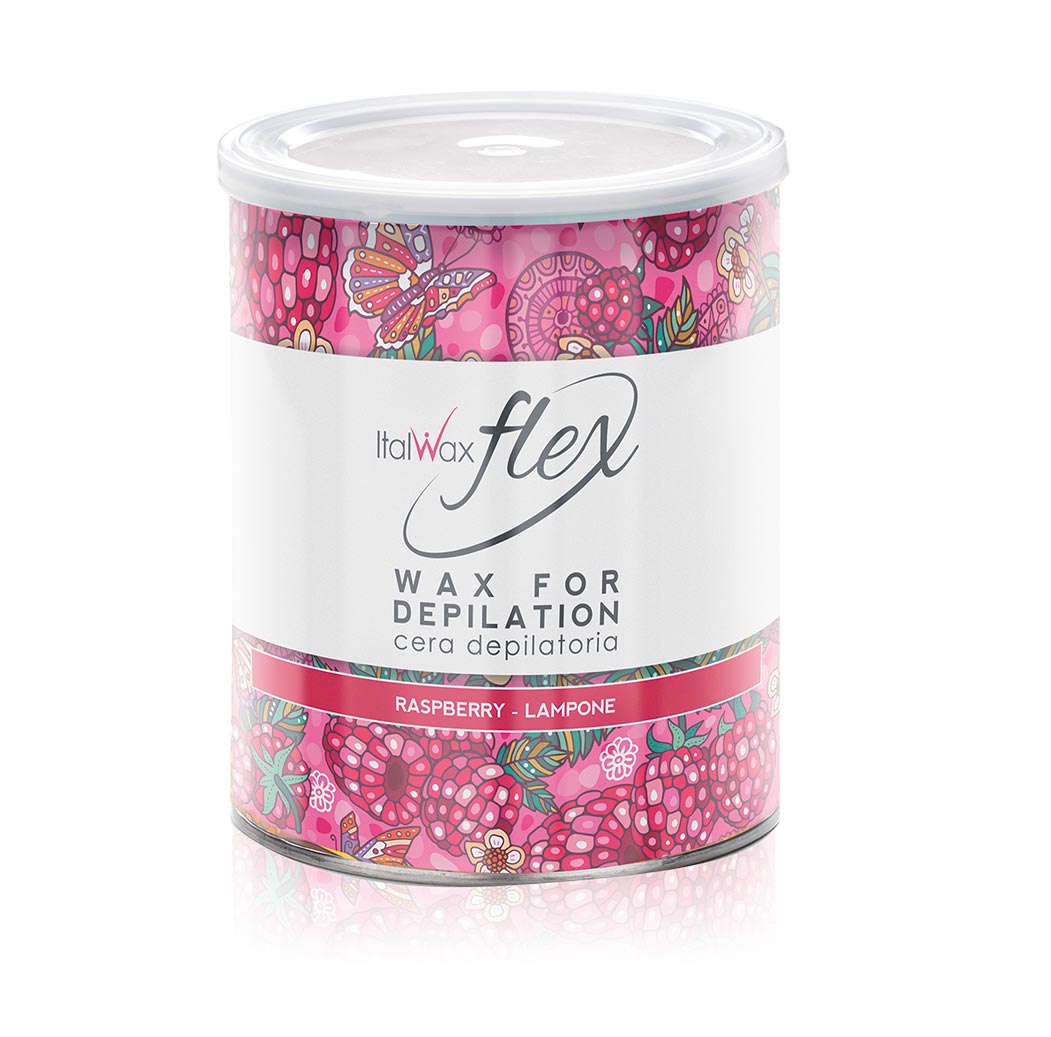 ItalWax FLEX Mīkstais vasks bundžā - RASPBERRY* 800 ml